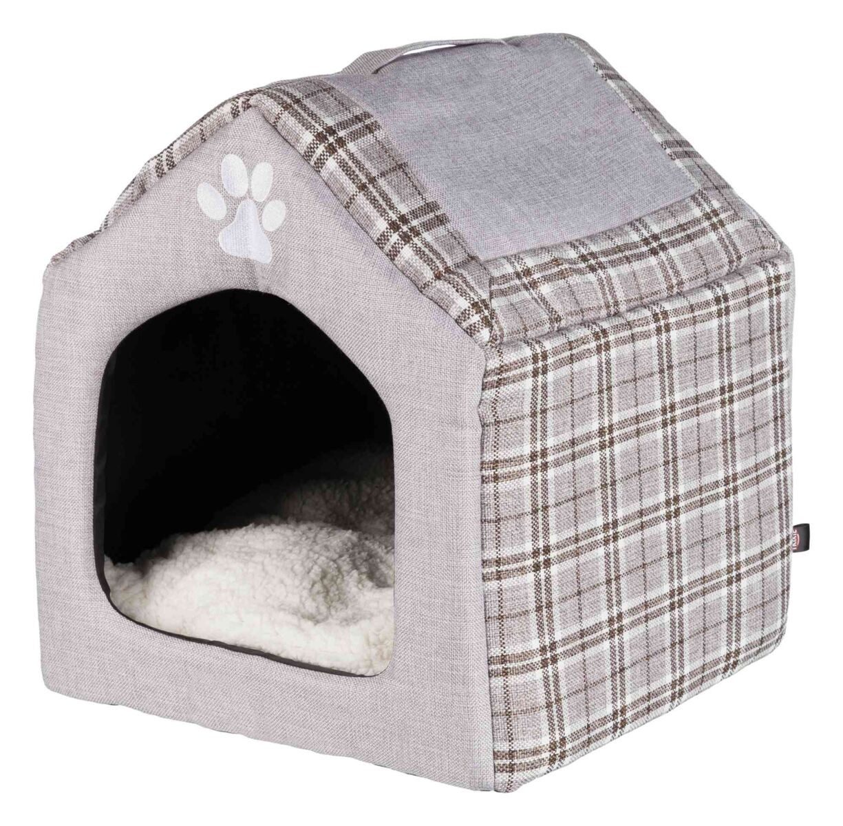 TRIXIE Tierhöhle Höhle Silas - grau/creme - 40 × 45 × 40 cm