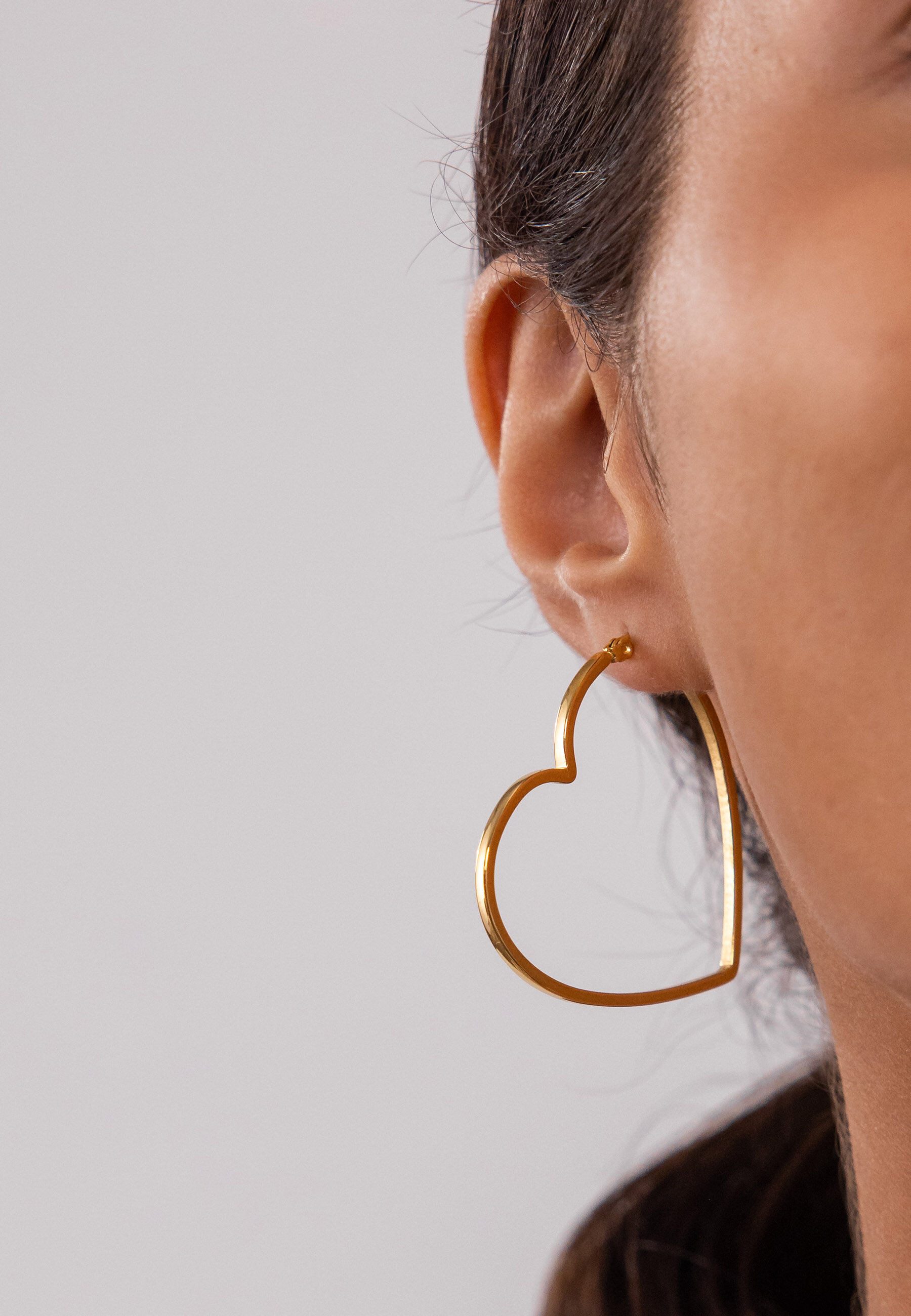 Purelei Island Dream Ohrringe - Creolen Mit Grünem Achat & Edelsteinen