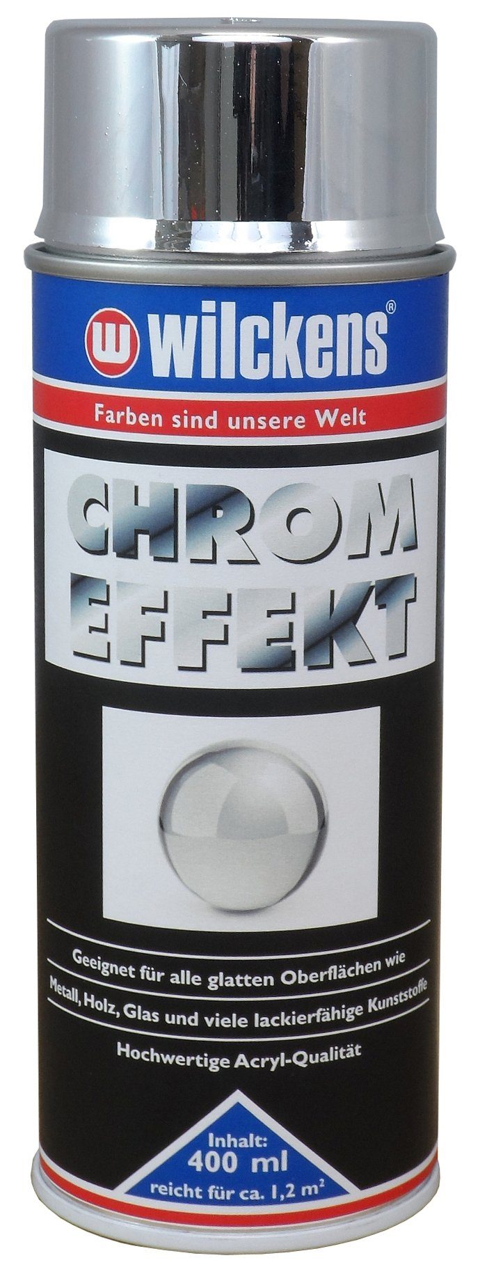 Chrom Sprühfarbe, Wilckens Spray Effekt 6x Farben