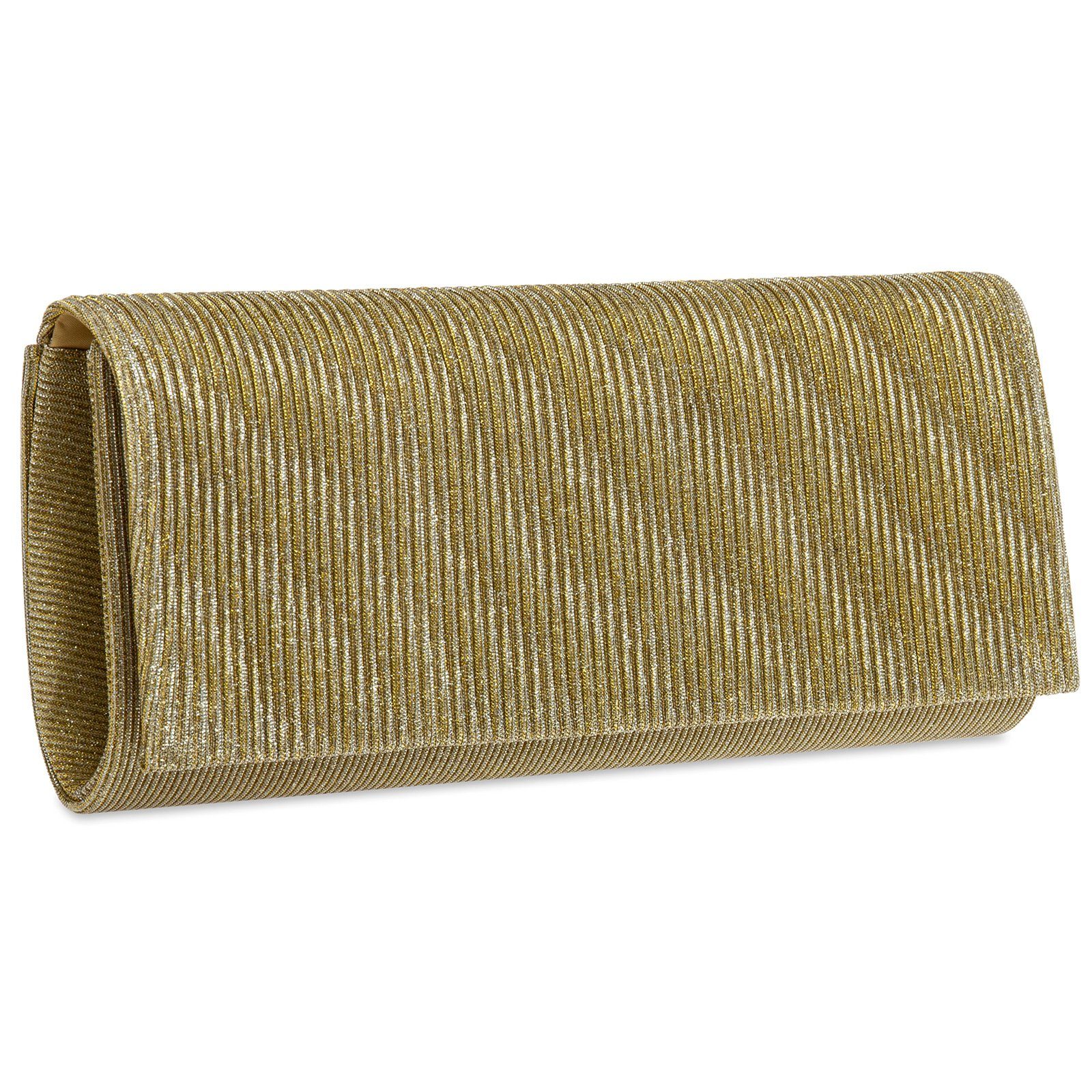 Caspar Clutch TA514 elegante Damen Glitzer Abendtasche