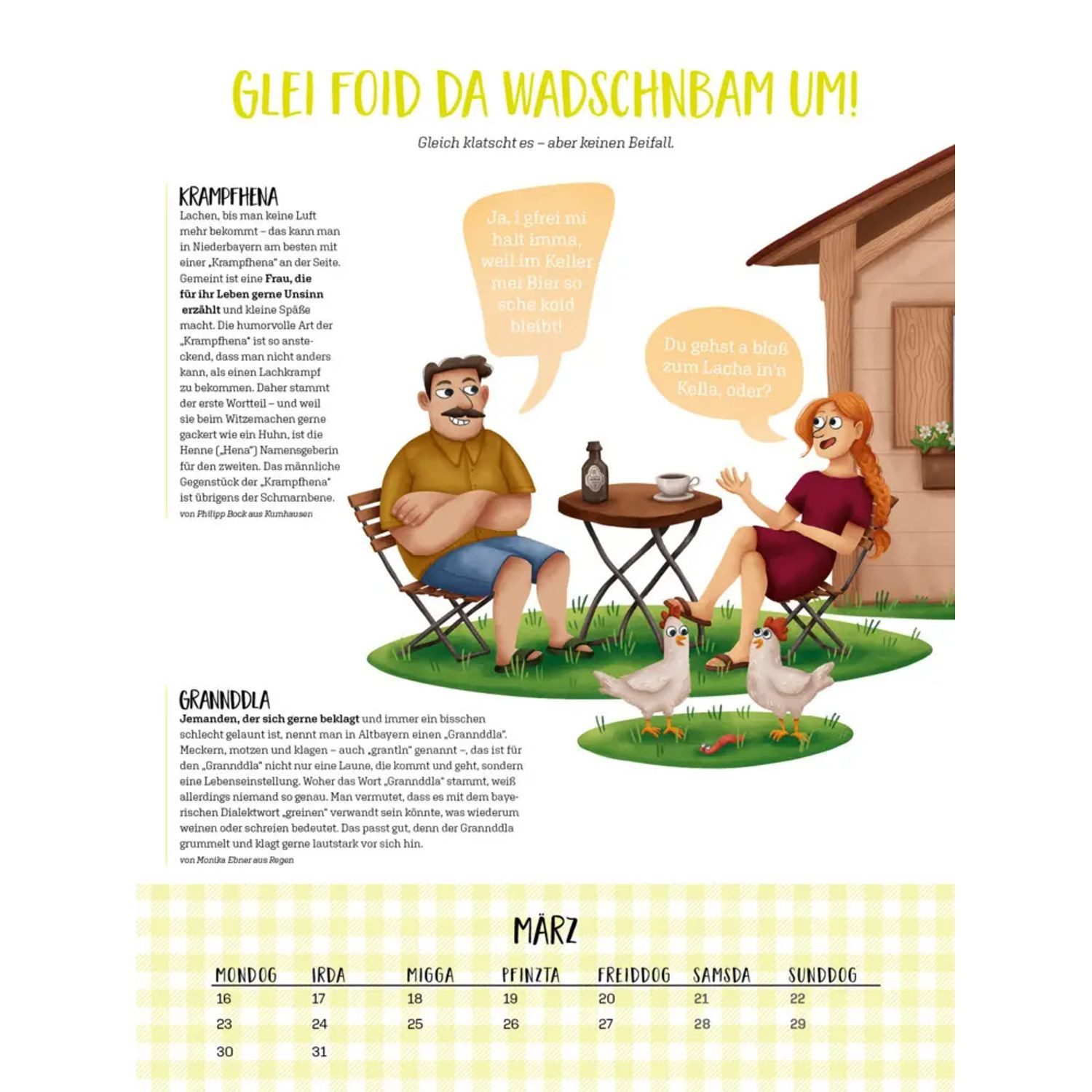 Michael Fischer Wandkalender Host Mi? Kalender 2026 - Aus der bekannten BR-Sendung "Wir in Bayern"