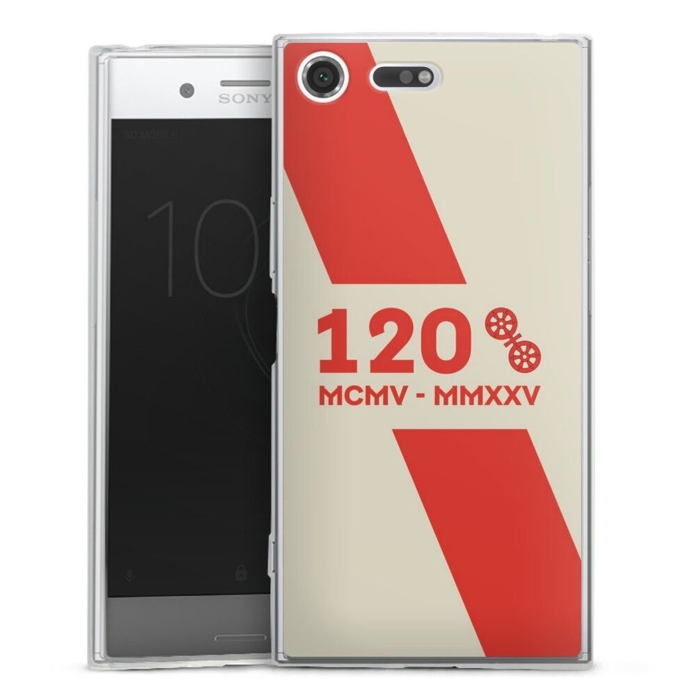 DeinDesign Handyhülle 1. FSV Mainz 05 E.V. 120 Jahre Bundesliga, Sony Xperia XZ Premium Slim Case Silikon Hülle Ultra Dünn Schutzhülle
