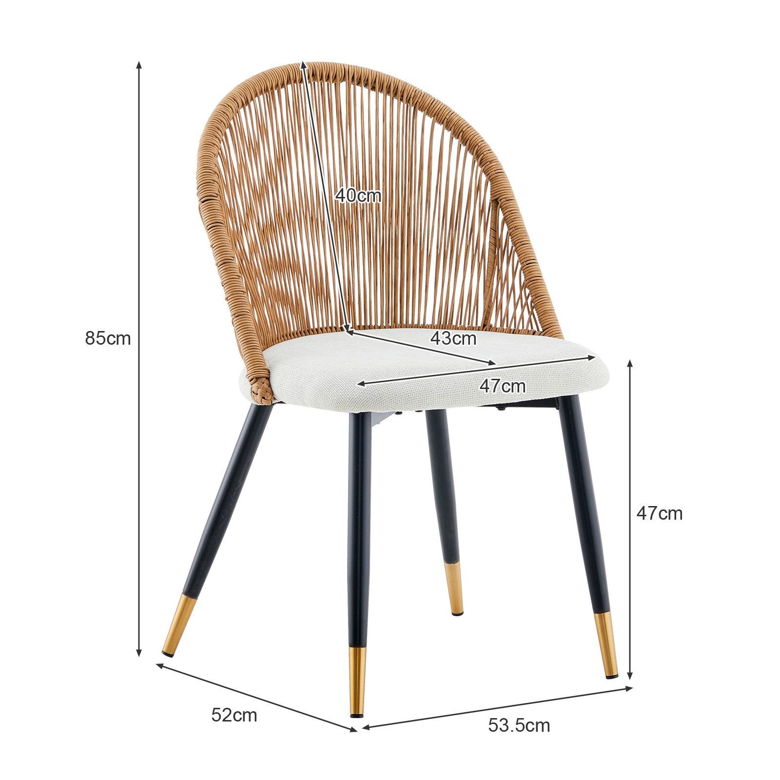Ofcasa Esszimmerstuhl Polsterstuhl (2er Set), Samtstuhl günstig online kaufen