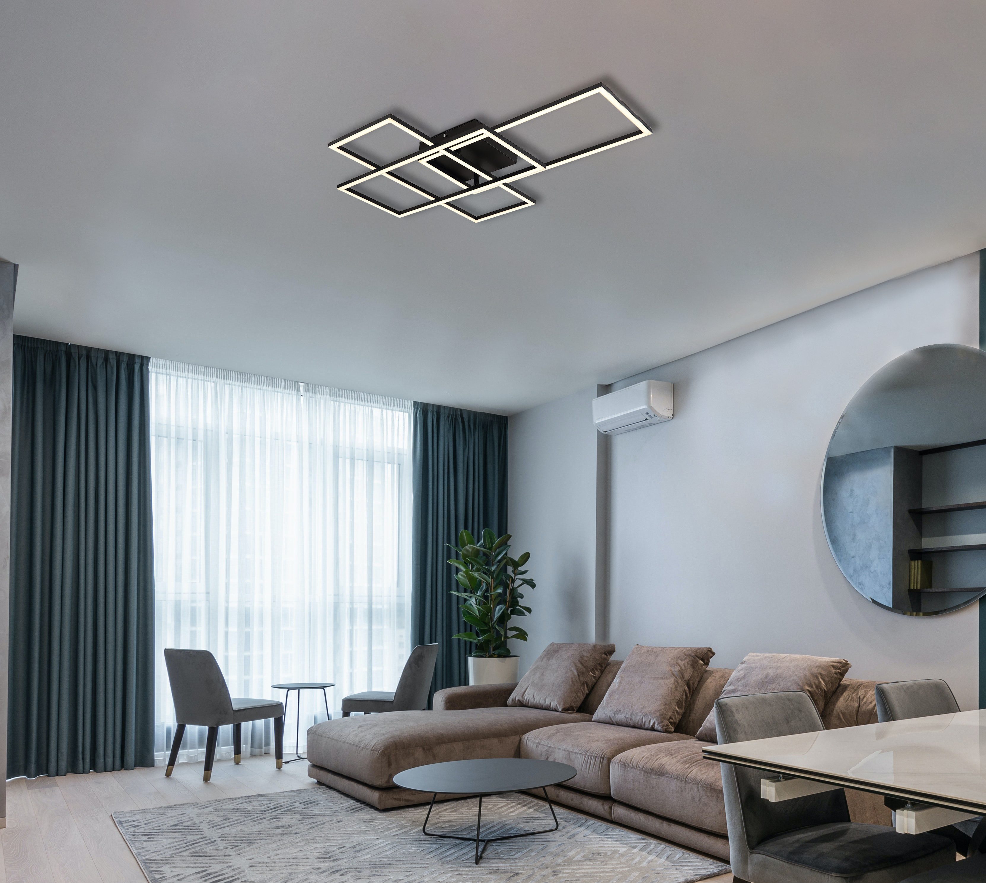 GLOBO LIGHTING LED Deckenleuchte GABRIEL, Dimmfunktion, günstig online kaufen