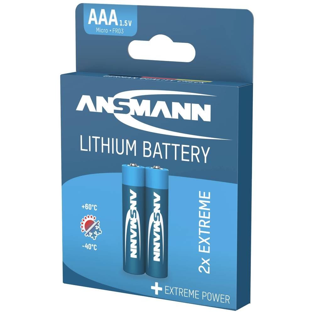 ANSMANN AG Micro Lithium-Batterie2er 5021013 Batterie