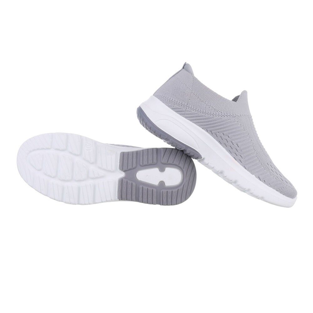 Coolwalk Herren Low-Top Freizeit Sneaker Flach Sneakers in Grau