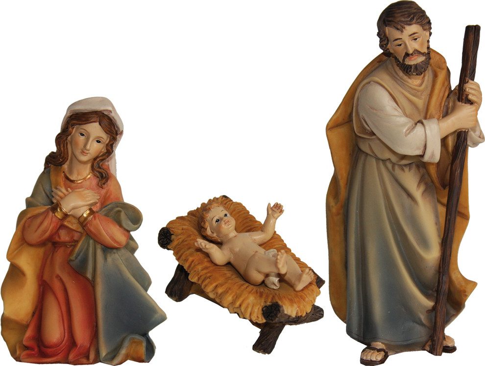 FADEDA Krippenfigur 3x FADEDA Hlg. Familie, Höhe in cm: 9