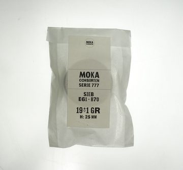 Moka Consorten Espressomaschine Moka777, Präzisions-Sieb, E61, ridgeless, 19±1 gr