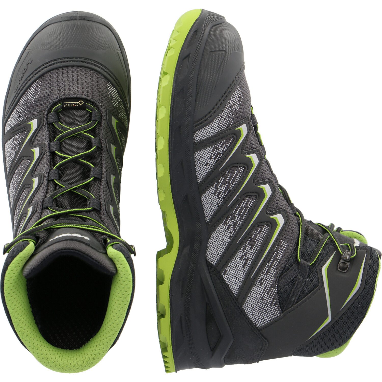 Lowa Sicherheitshochschuhe S3 "LARROX WORK GRX GREY MID" Sicherheitsschuh