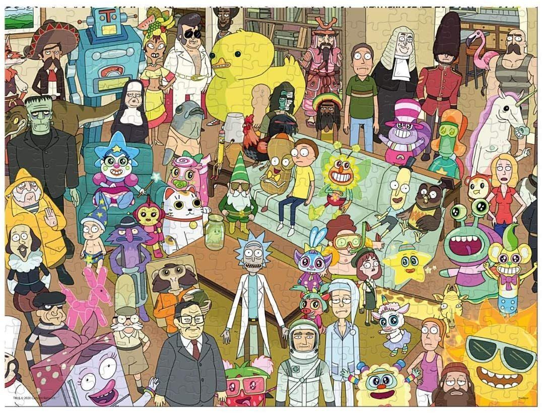 (1000 Rick Puzzle Morty Puzzleteile Teile), 1000 and Winning Puzzle »Friends« Moves