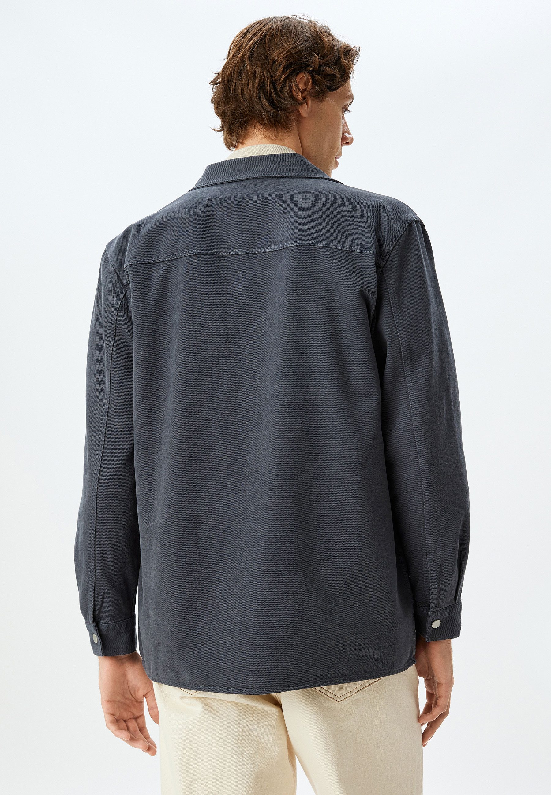 Koton Langarmshirt Hemdkragen Langärmelig Langarmshirt