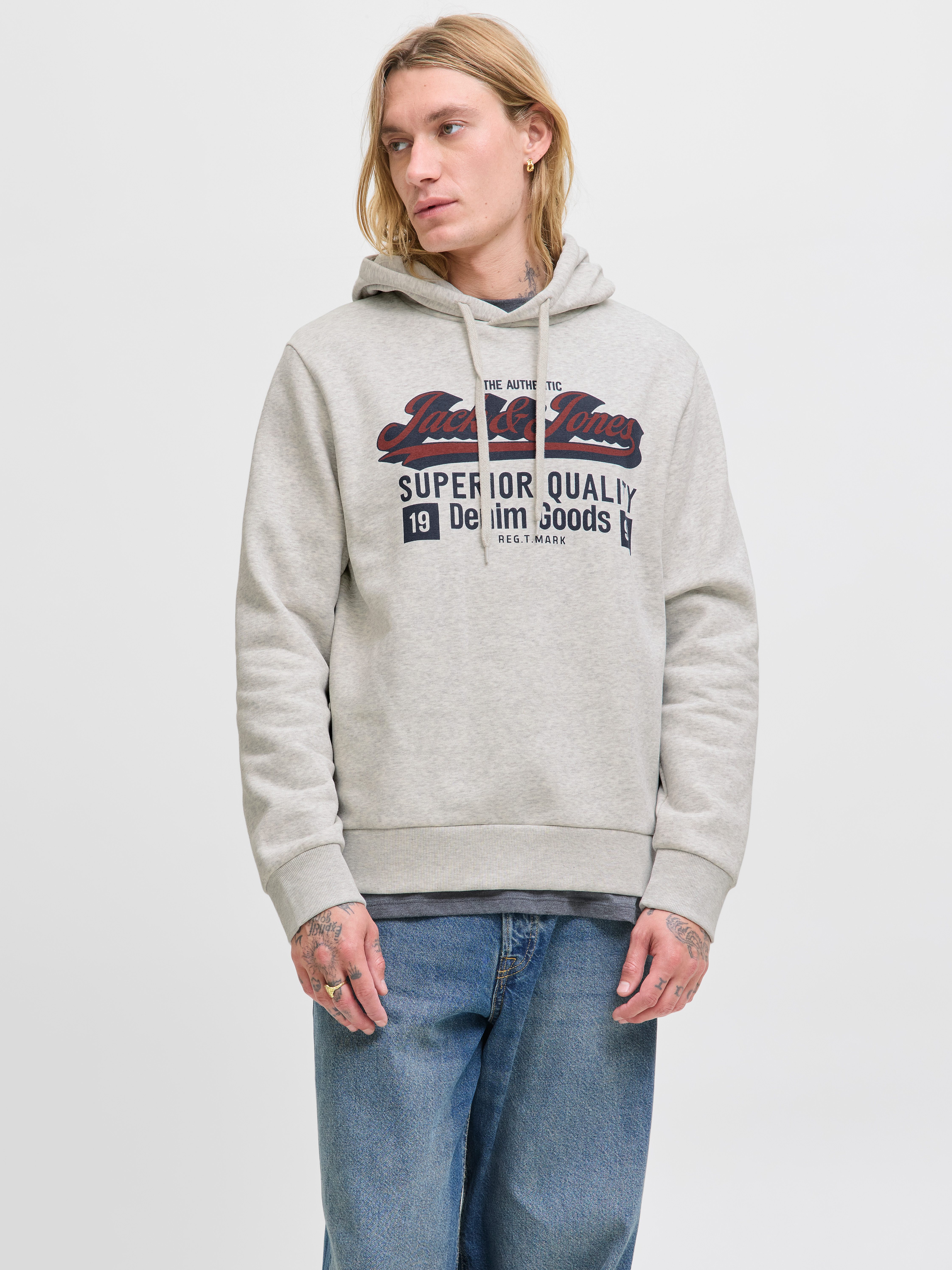 Jack & Jones Kapuzensweatshirt JJELOGO SWEAT günstig online kaufen