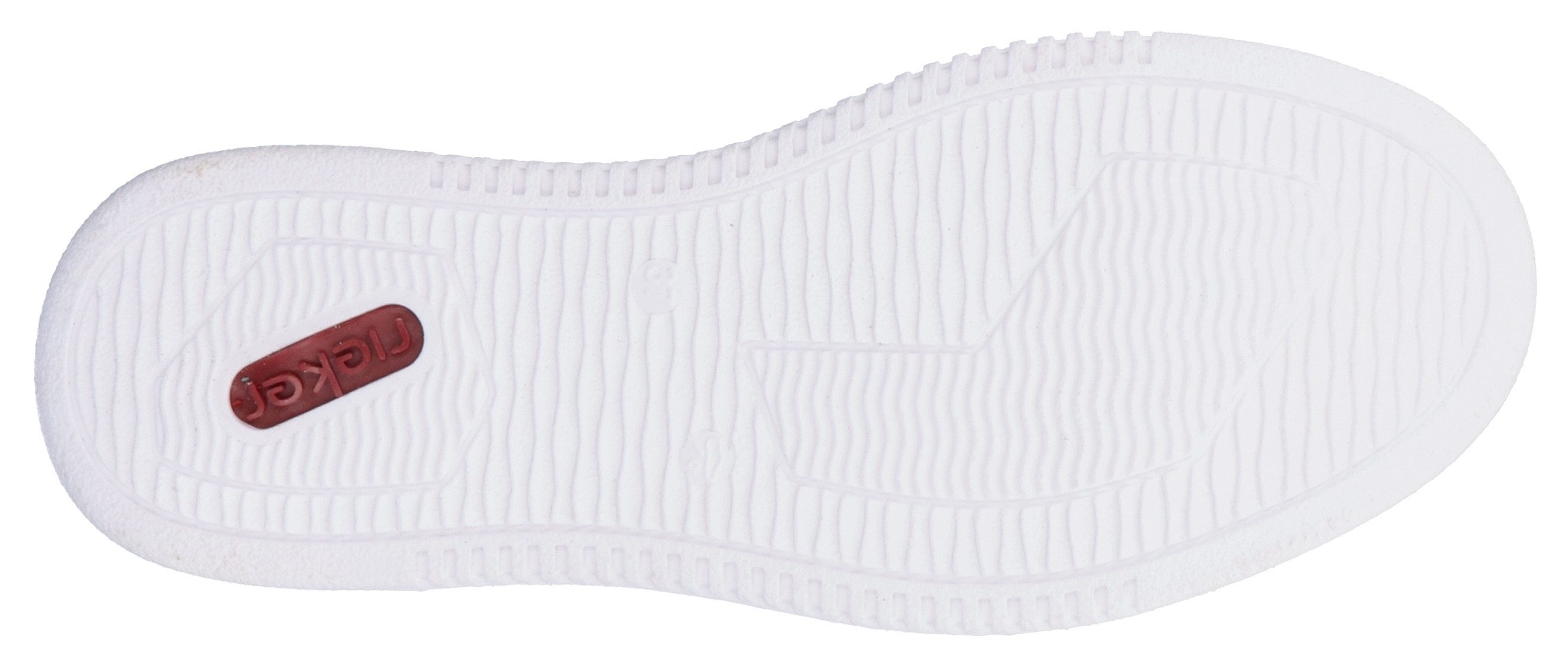Rieker Plateausneaker mit loser Einlage, Freizeitschuh, Halbschuh, Schnürschuh