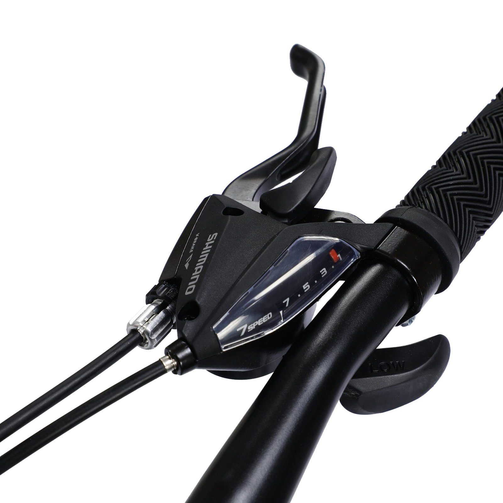 Lauxjack Mountainbike Lauxjack Fahrrad 26 & 27.5 Zoll für Damen und Herren, Kettenschaltung, 21 Gang, Kettenschaltung, 21 Gang Shimano, Mountainbike mit Scheibenbremsen, Sportliches Design