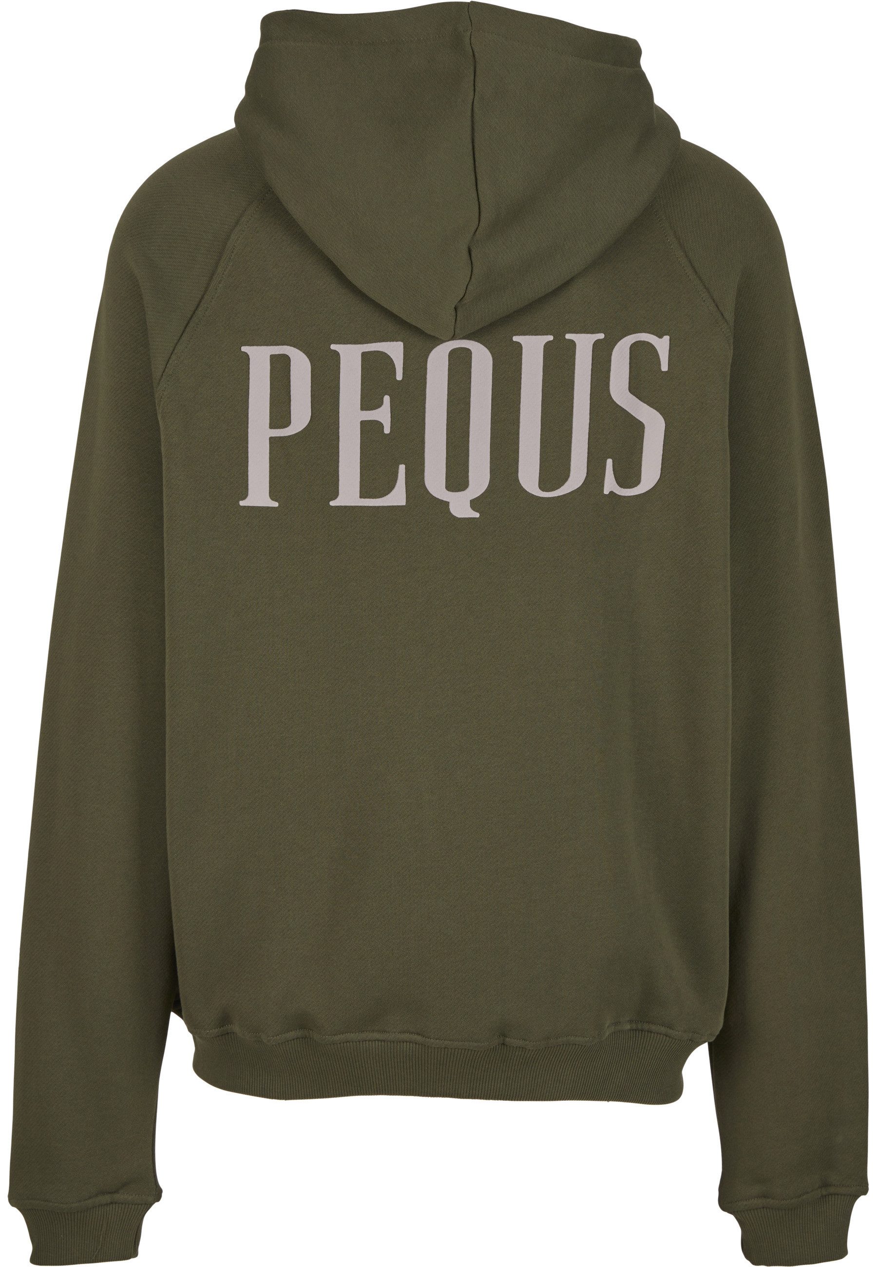 PEQUS Kapuzenpullover PEQUS PEQUS Back Logo Zip-Hoodie (1-tlg)