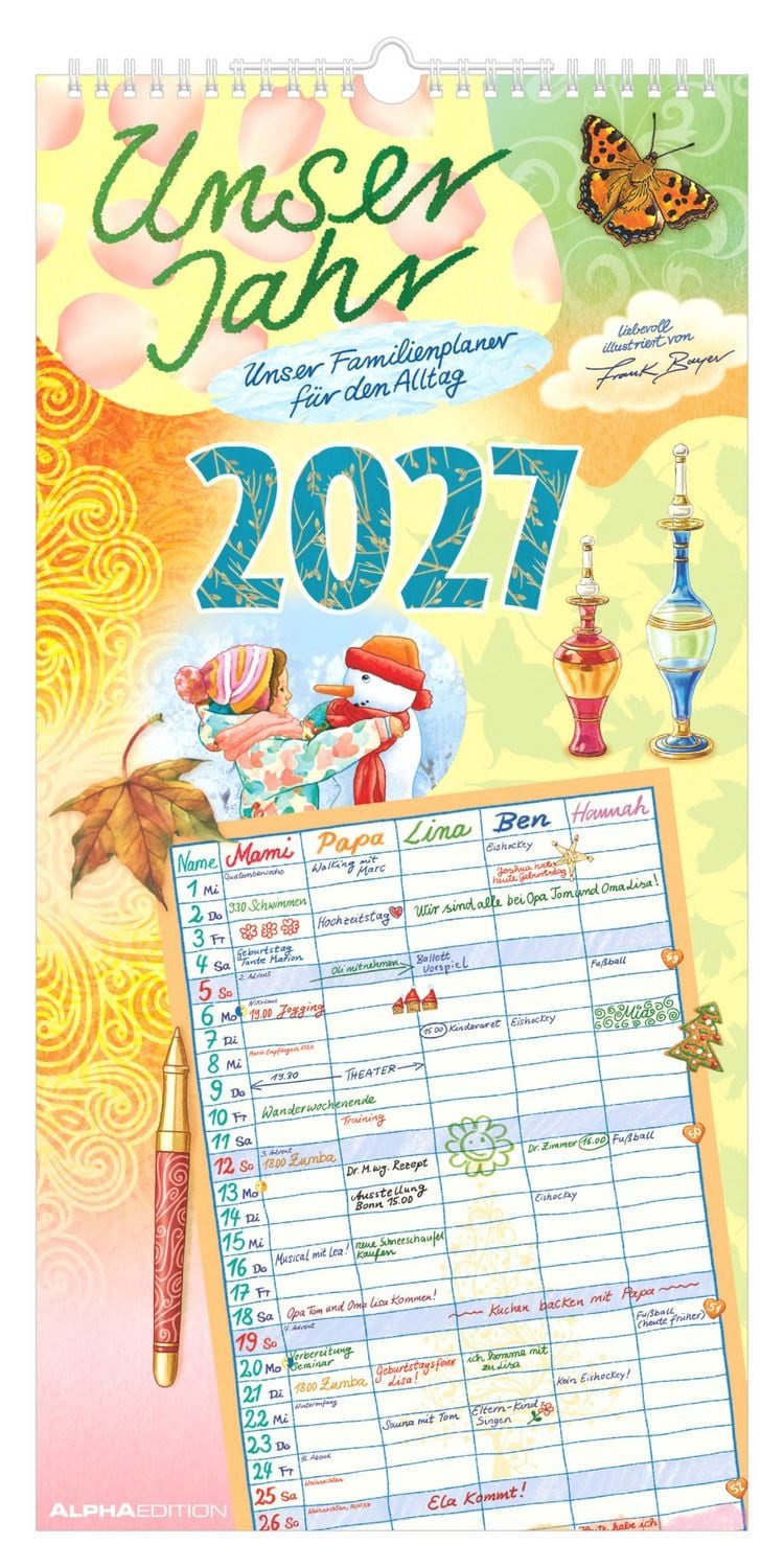 NEUMANN Familienkalender Unser Jahr – Unser Familienplaner für den Alltag 2027