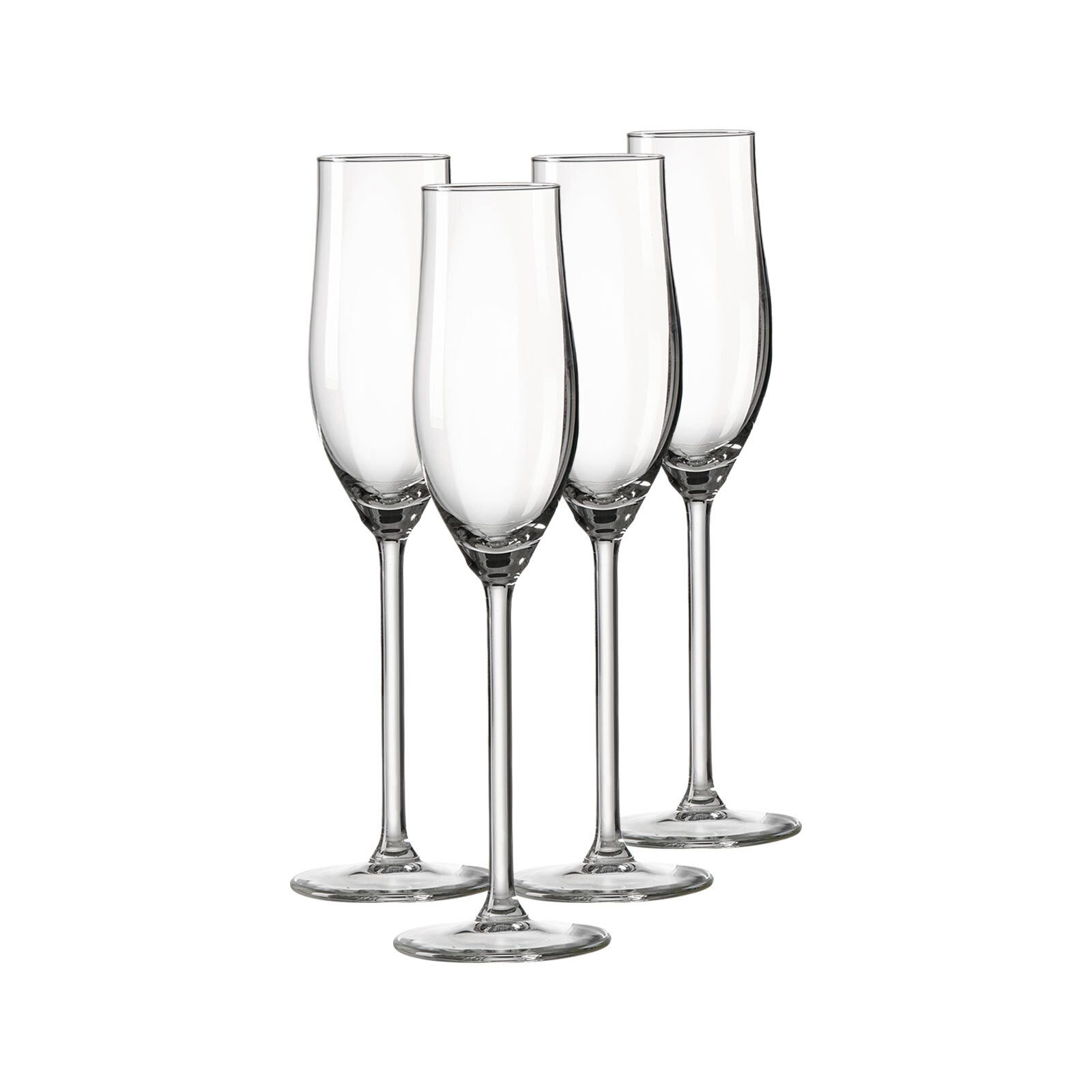 Ritzenhoff & Breker Sektglas Bolero Sektgläser 190 ml 4er Set, 4-tlg., Glas