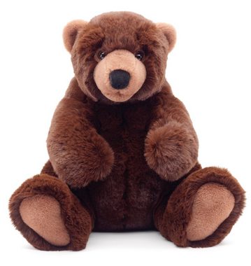Uni-Toys Kuscheltier "Mika", Braunbär - superweich - 29 cm - Plüsch-Bär, Teddy, Teddybär, zu 100 % recyceltes Füllmaterial