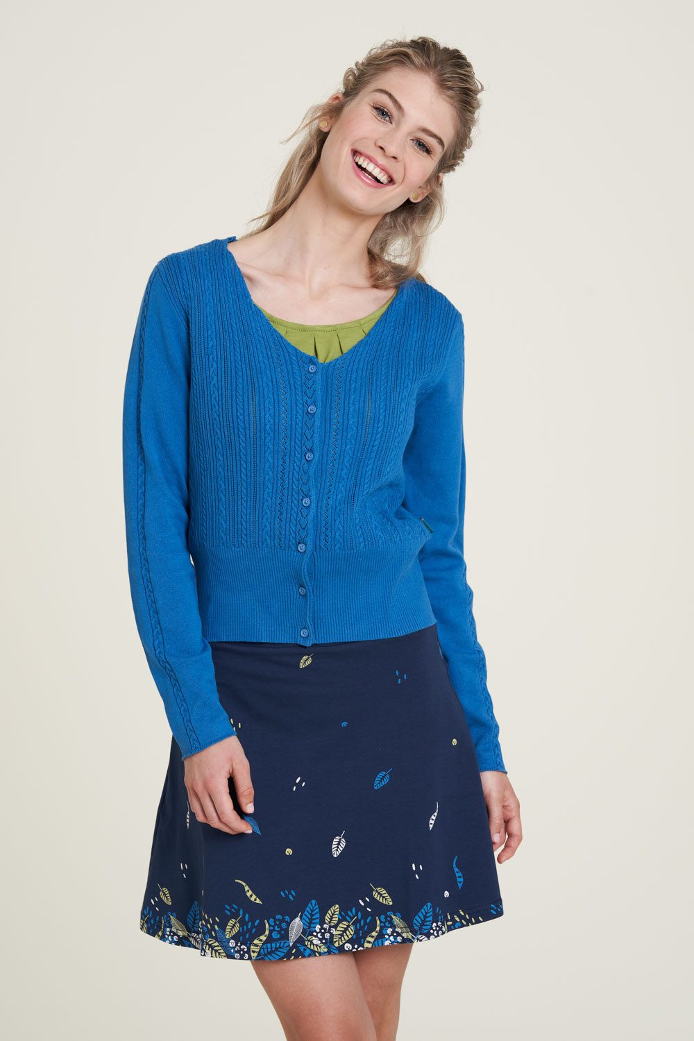 Strickjacke Damen TAILLIERTE STRICKJACKE Riverside aus Biobaumwolle