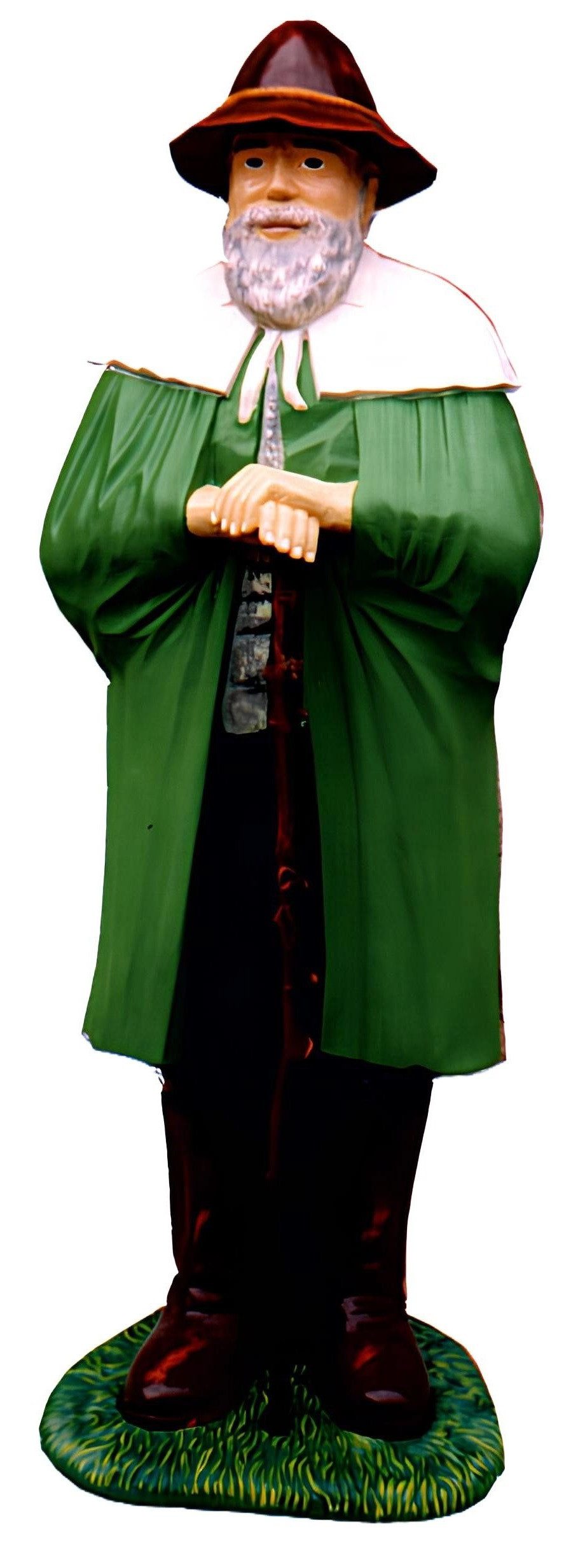 Xlmoebel Dekoobjekt Elegante Hirtenfigur aus hochwertigem Material für stilvolle Akzente (Schäfer Material: Kunststoff 167 cm Höhe), Hergestellt in Europa