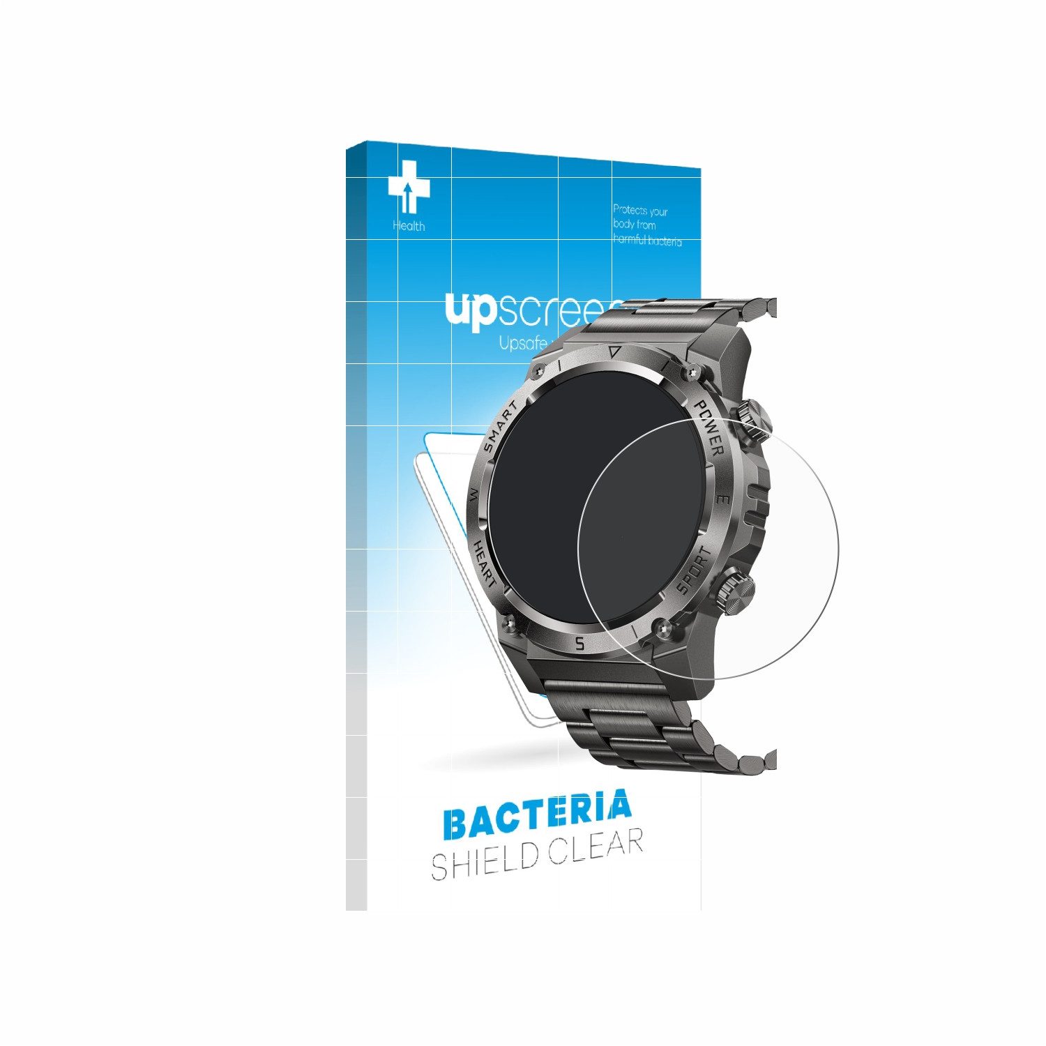 upscreen Displayschutzfolie Schutzfolie für Naixues 55G 1.46", Displayschutz Schutz Folie Klar antibakteriell