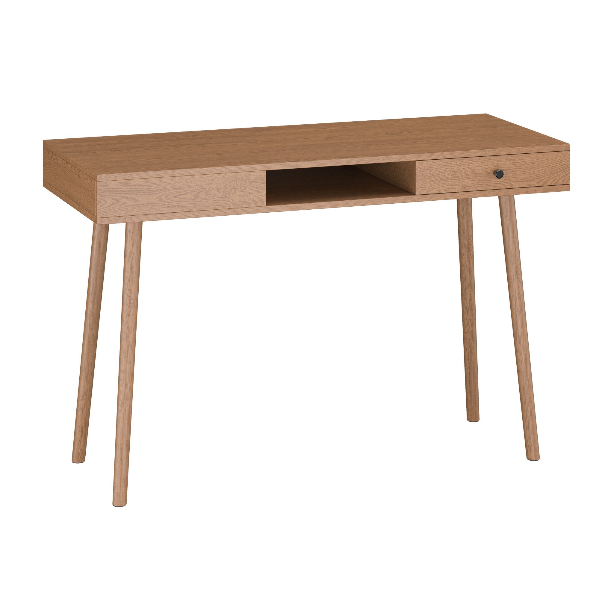 en.casa Schreibtisch, »Habo« Bürotisch 115 x 48 x 75 cm Walnussoptik. Reduzierter Preis € 81,99. Unverbindliche Preisempfehlung € 99,99