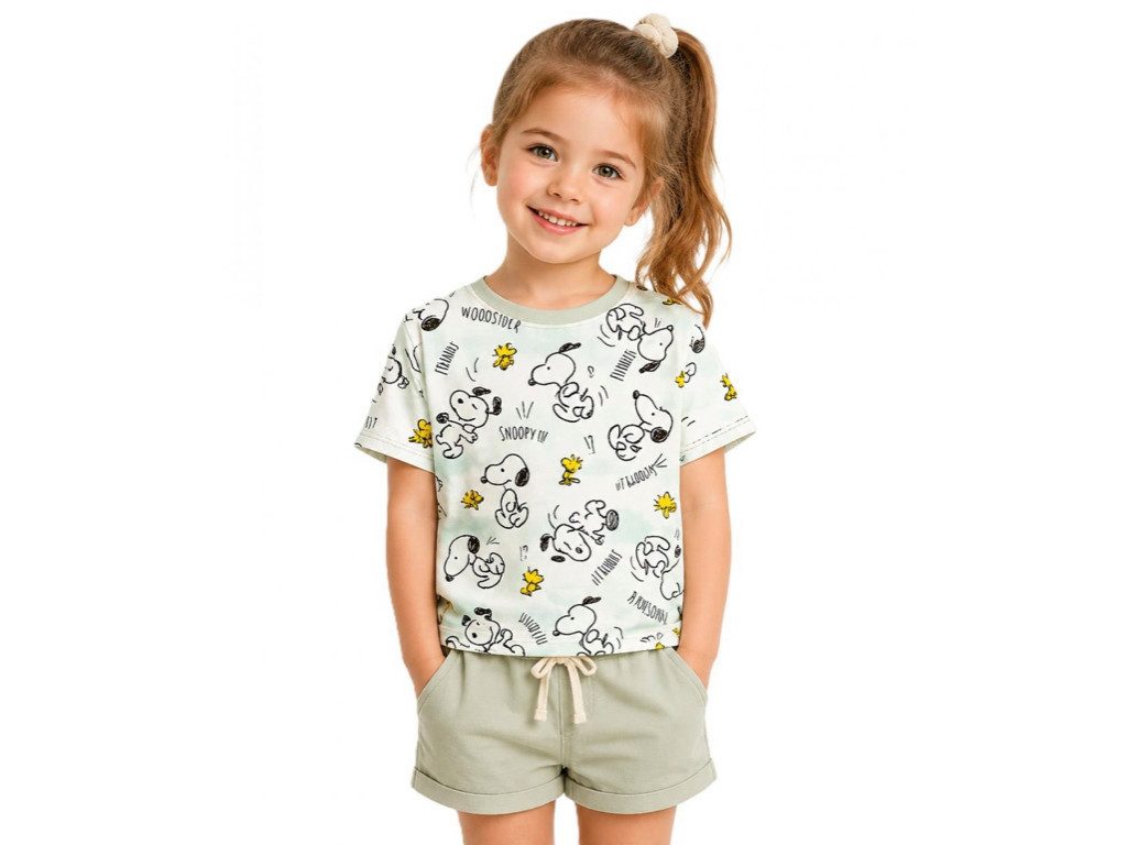 Snoopy T-Shirt mit Snoopy Allover-Motiv