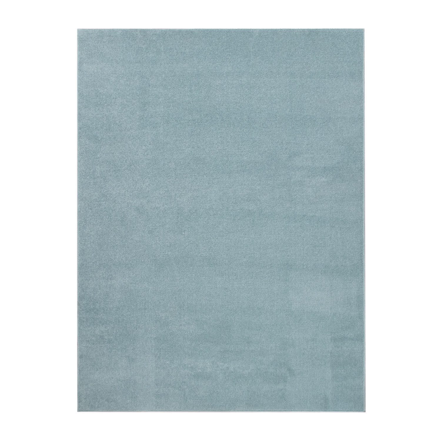 TT Home Teppich Diele, Esszimmer, Flur, Schlafzimmer, Wohnzimmer, Quadrat, Höhe: 12 mm, Wohnzimmer Teppich Kurflor Unifarbendes Design Modern Und Zeitlos