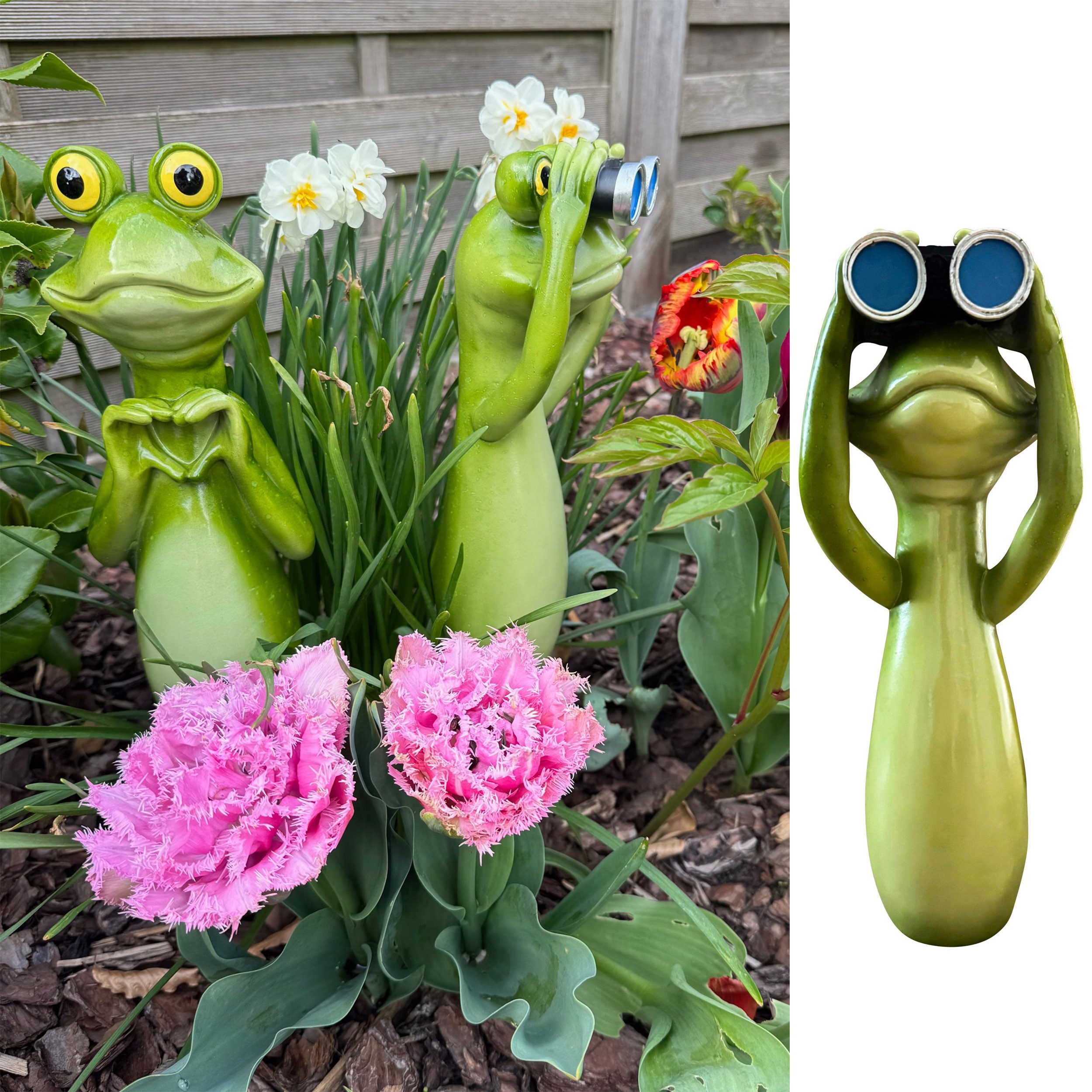 Online-Fuchs Gartenfigur Gartenstecker Froschhals, Kopf - günstig online kaufen