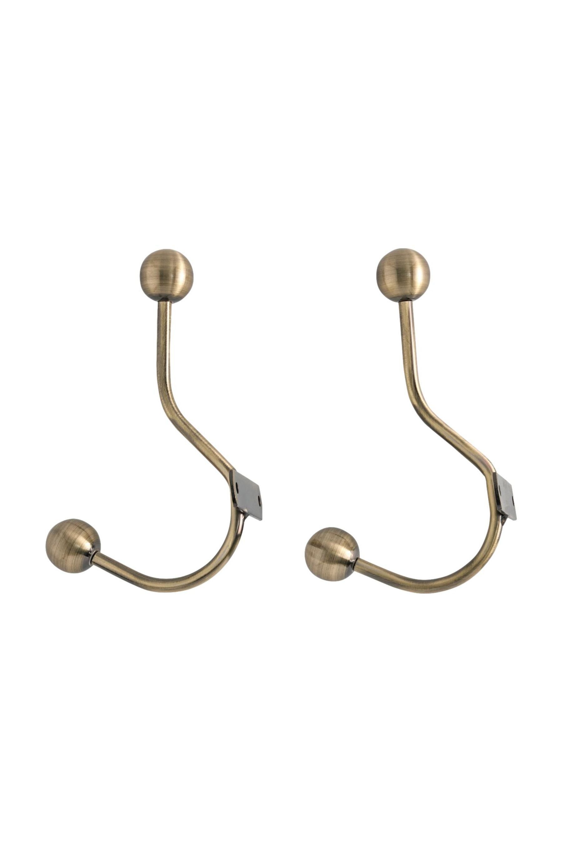 Next Raffhalter Raffhalter mit doppeltem Kugeldesign, 2er-Set