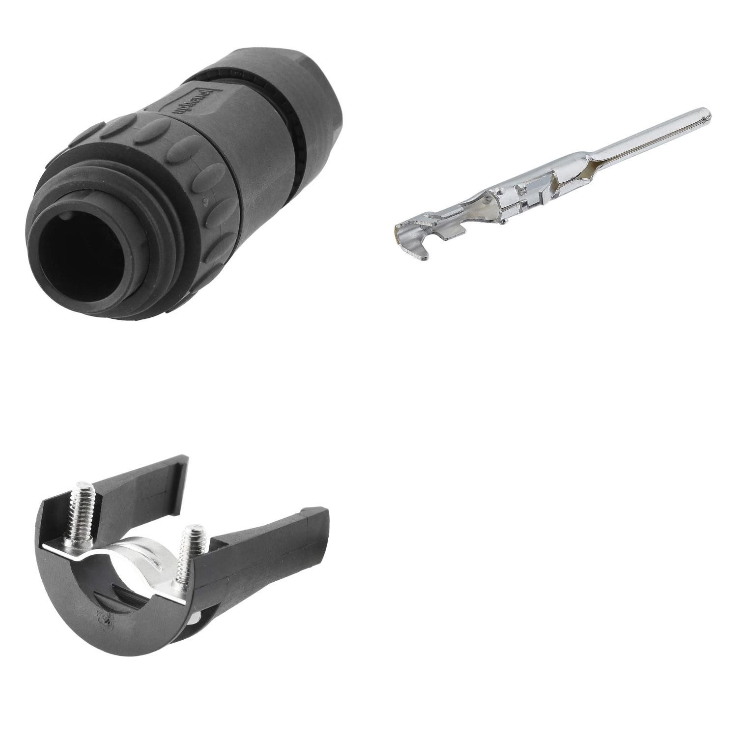 Amphenol Rundstecker Titel:SET-RD24-KSG Kabelstecker, inkl. Zugentlastung und Kontakte ger