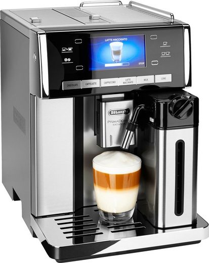 De'Longhi Kaffeevollautomat PrimaDonna Exclusive ESAM 6900.M, Trinkschokolade auf Knopfdruck