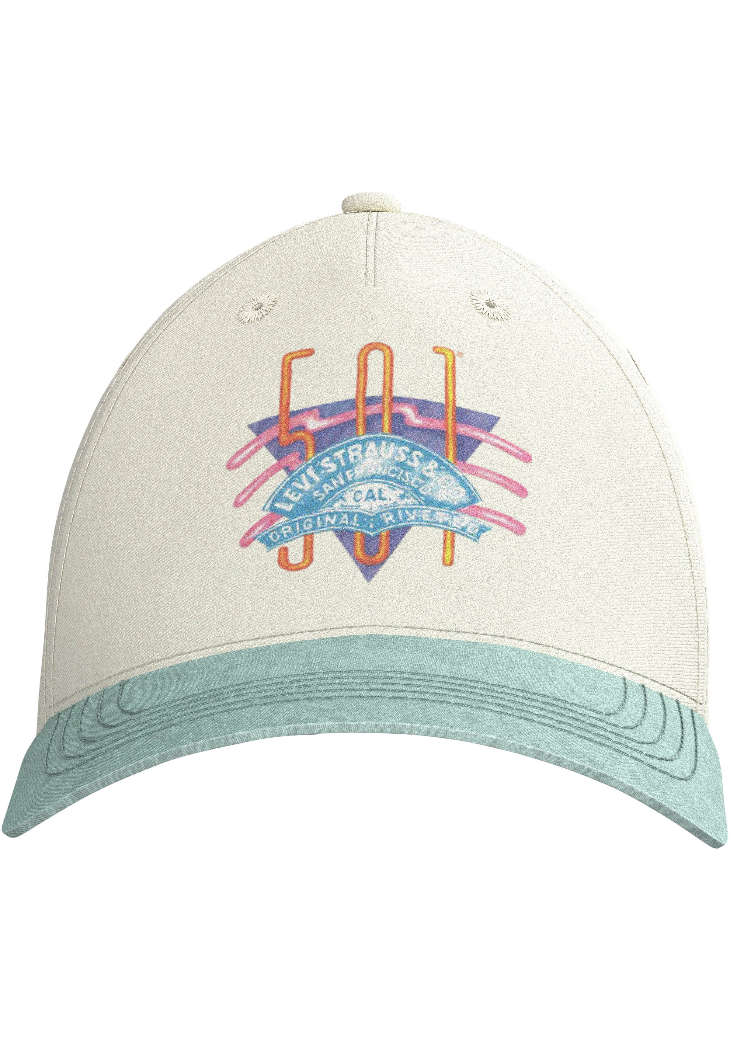 Levi's® Baseball Cap 501 GRAPHIC in verschiedenen Dessins und Prints regular white