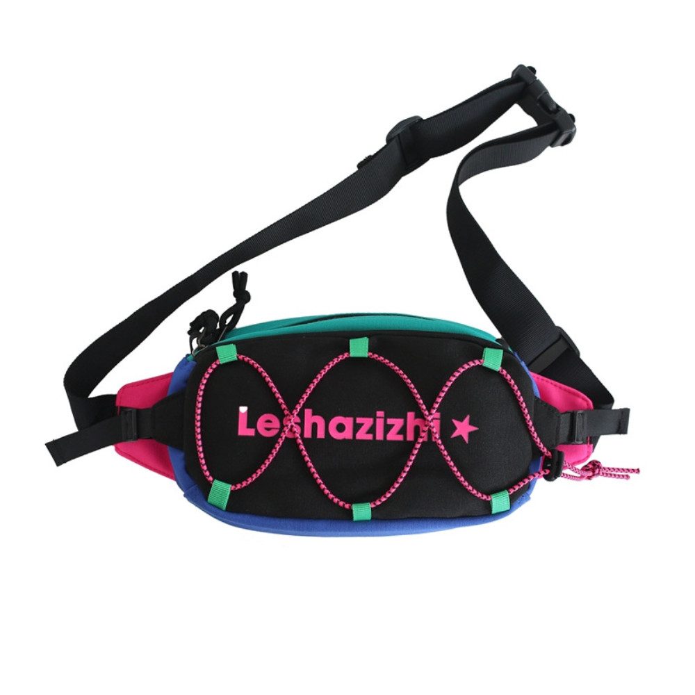 Blusmart Umhängetasche Unisex-Umhängetasche (Stylische Sport-Hüfttasche, Fahrradrucksack, Handytasche), Drei Tragemöglichkeiten: Brusttasche, Umhängetasche, Hüfttasche