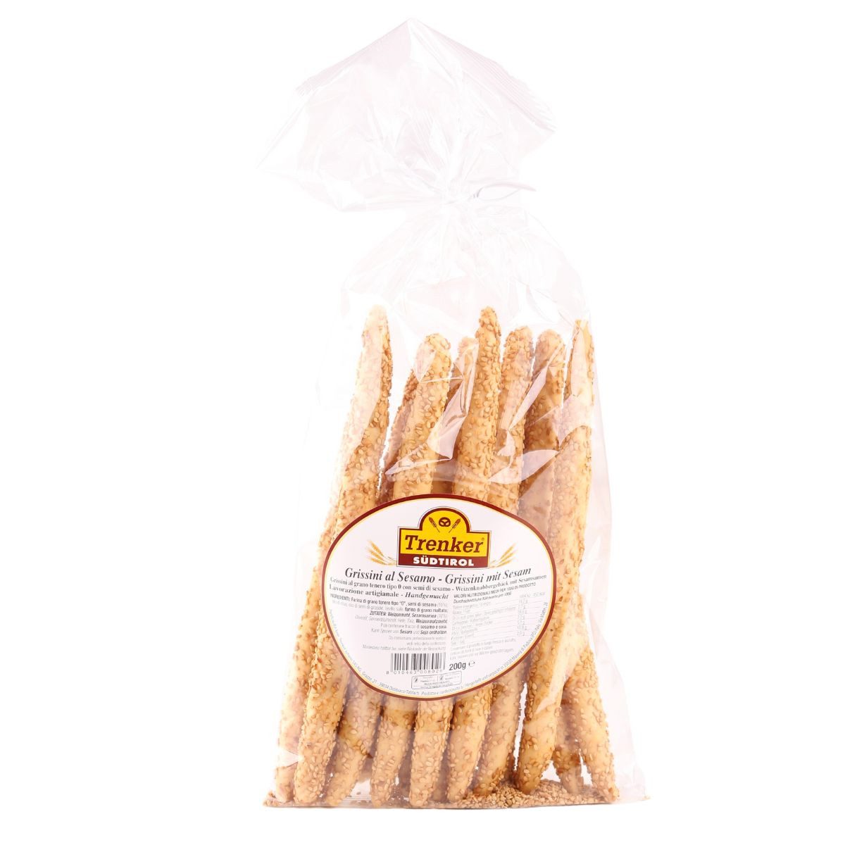 Trenker Knabberei Grissini mit Sesam, handgemacht, 200 g, 200 g