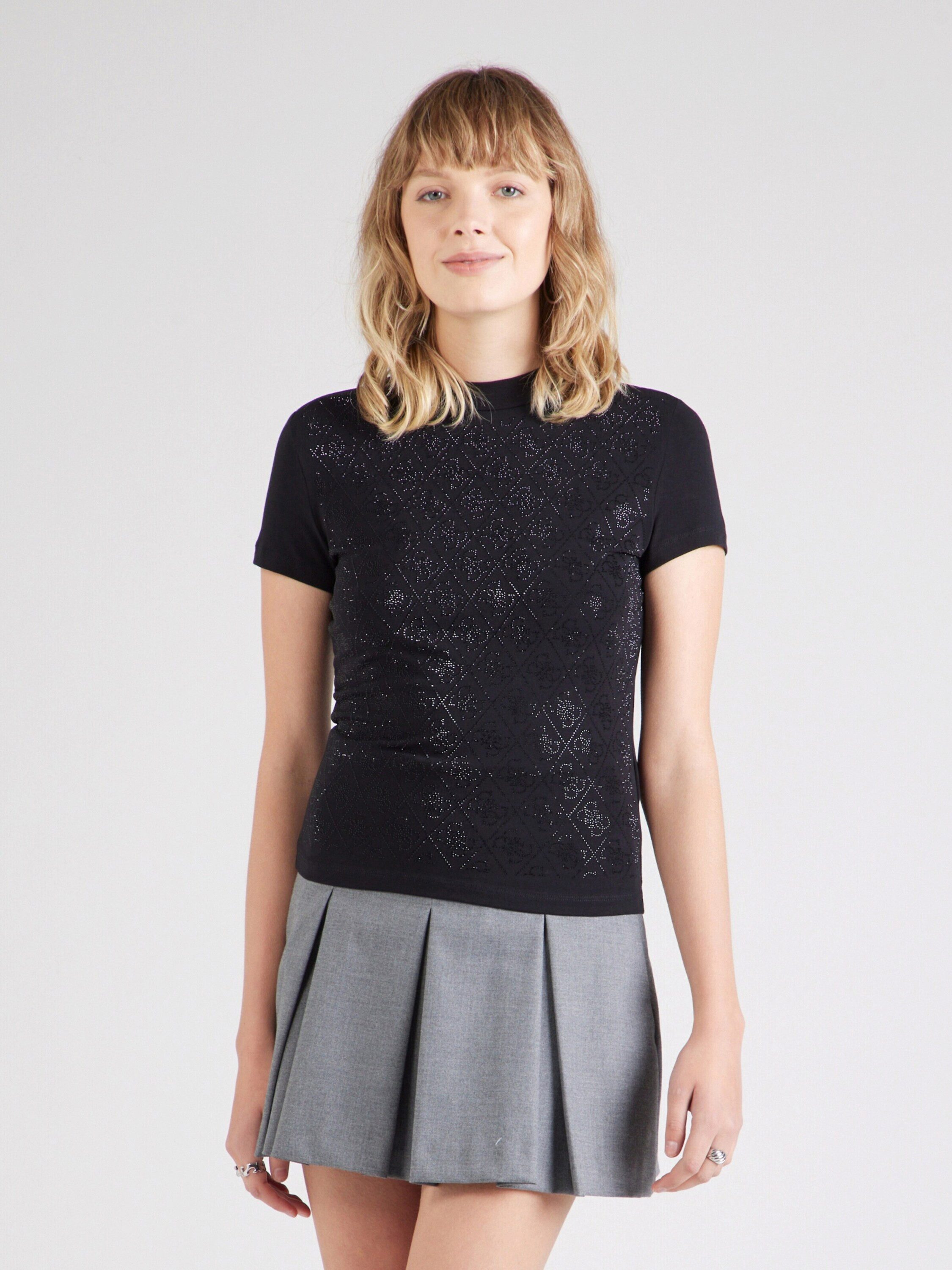 Guess Funktionsshirt (1-tlg) Ziersteine günstig online kaufen