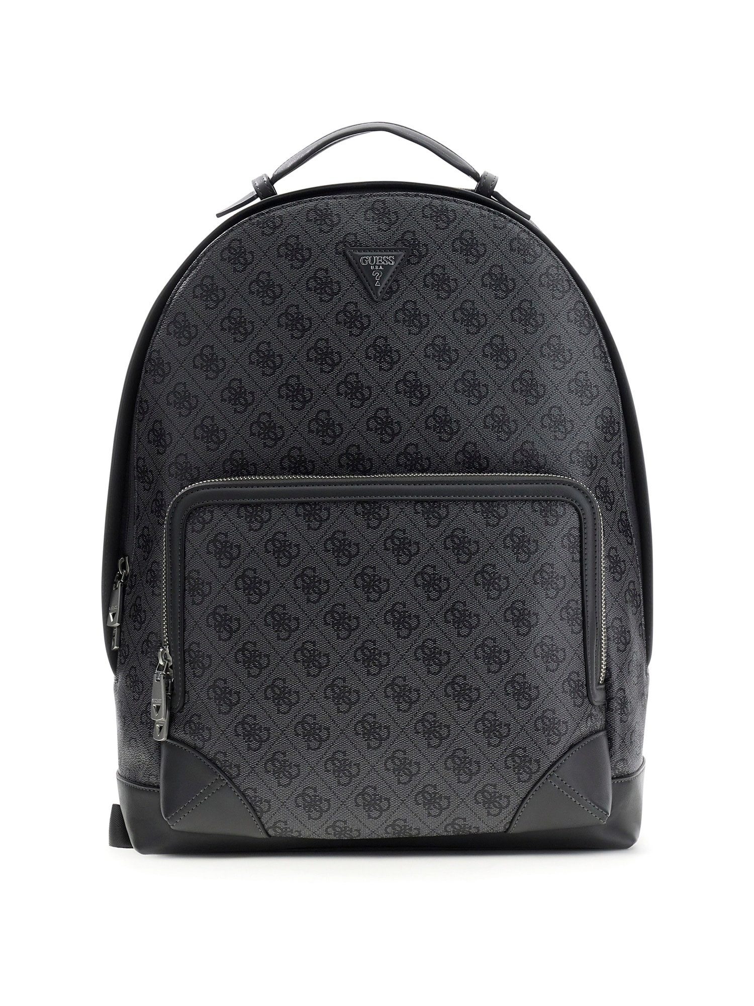 Guess Rucksack MILANO BACKPACK, Cityrucksack, Freizeitrucksack mit Reißverschluss-Vordertasche