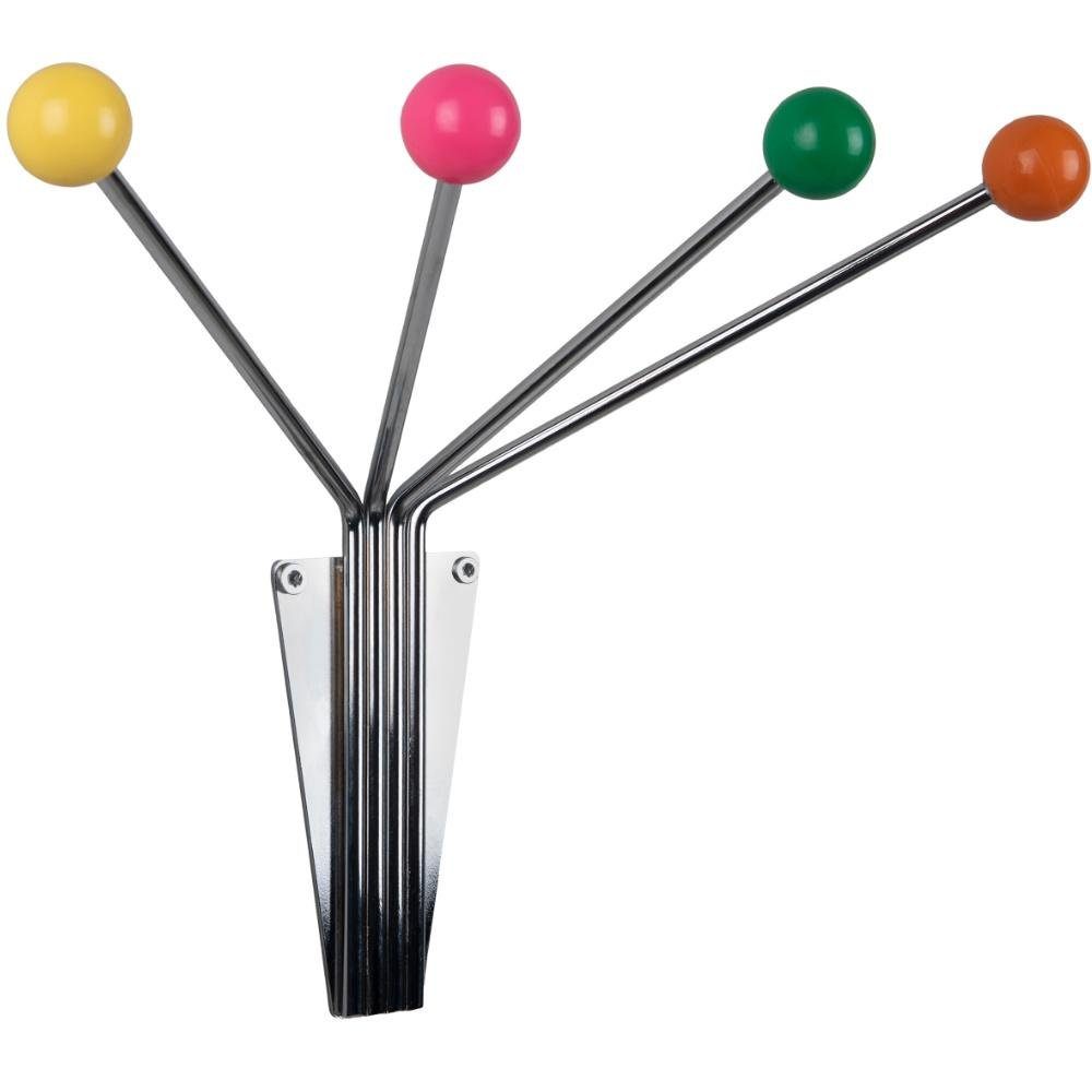 Present Time Garderobenhaken Hutgarderobe Neptune Chrome günstig online kaufen