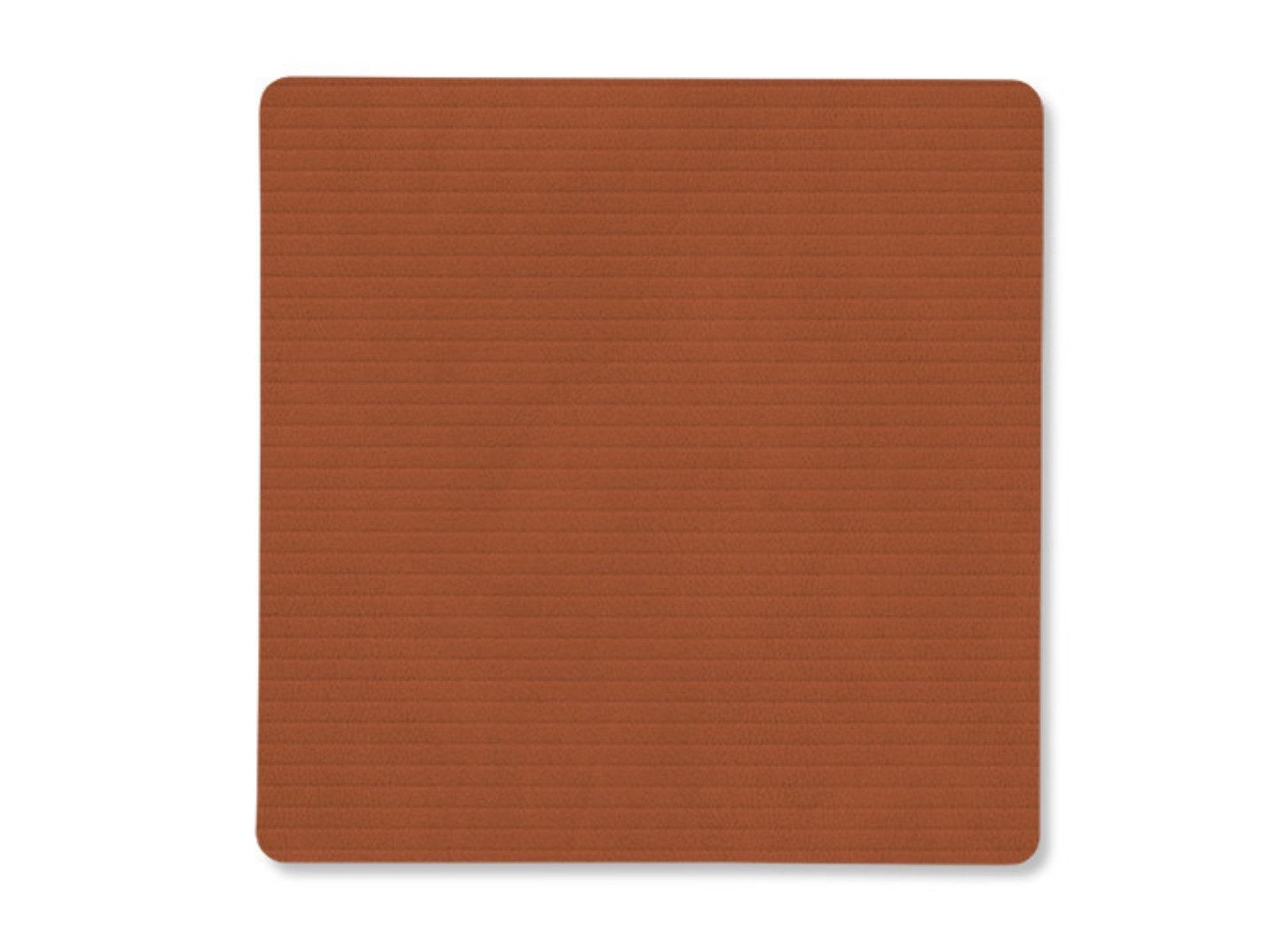 LIND DNA Platzset Corduroy Untersetzer Square rust 10x10cm