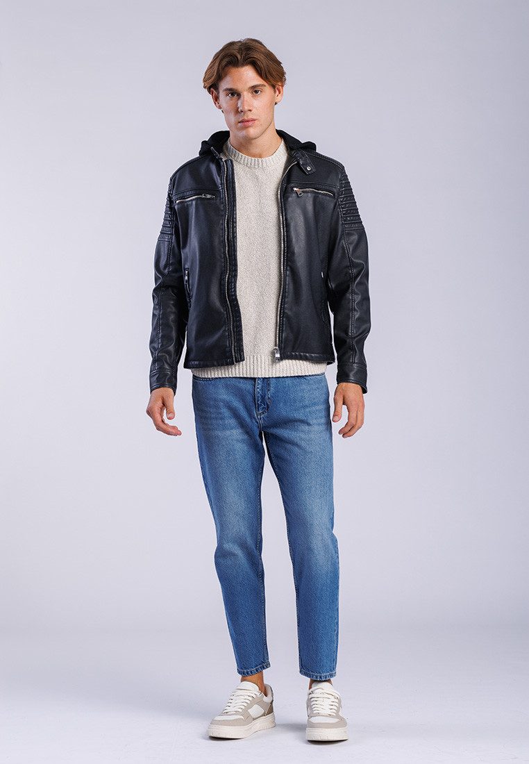 Freaky Nation Lederimitatjacke T-XO-M-052-L