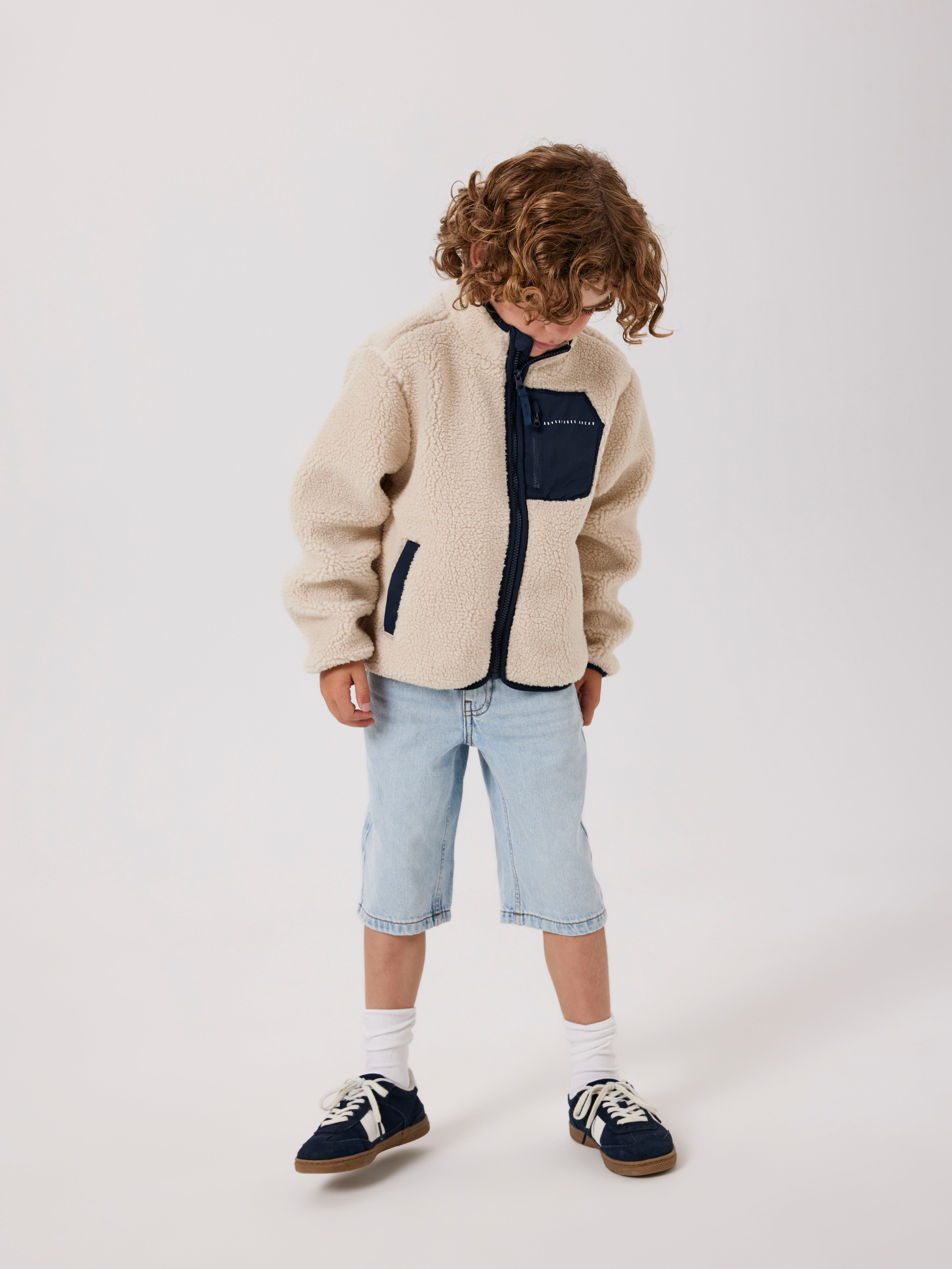 Name It Strickfleecejacke NKNMATTIA SHERPA JACKET günstig online kaufen