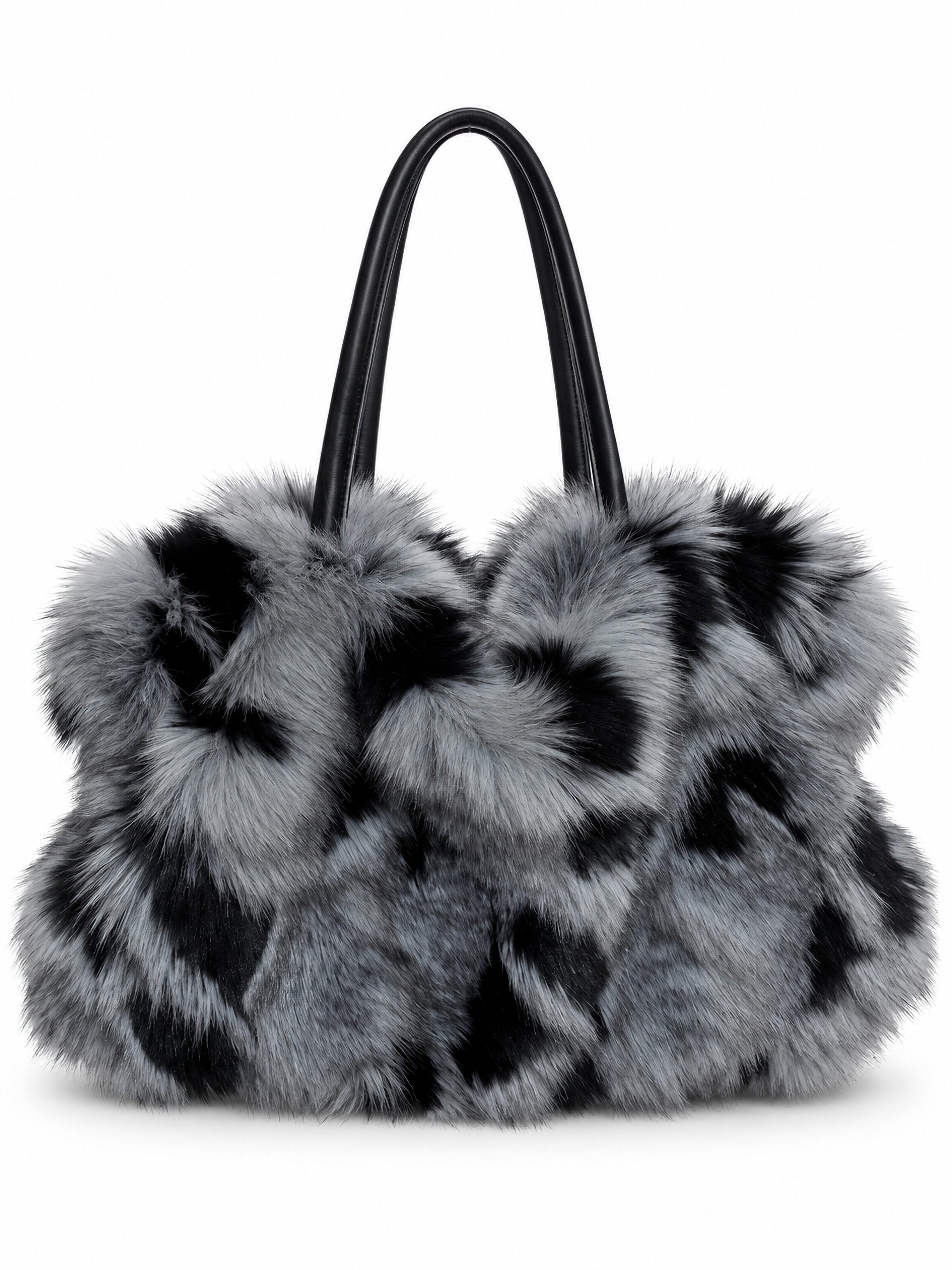 COLLEZIONE ALESSANDRO Shopper Wolke, XXL Shopper aus weichem Teddy-Material