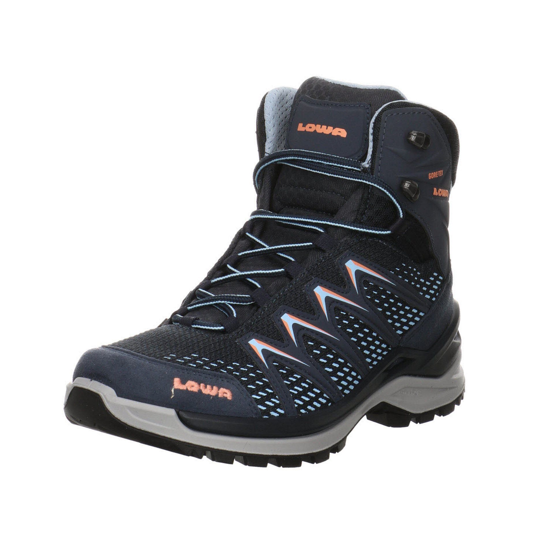 Lowa Stiefel Pro Stiefel GTX Innox Schuhe Damen MID stahlblau/lachs