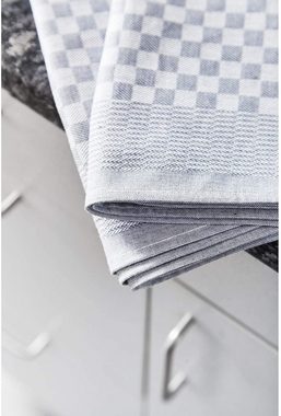 Hometex Premium Textiles Geschirrtuch Trockentuch, Profi-Küchentücher , (10er Set Geschirrtuch Grubentuch, 100% Baumwolle Zwirn, Sehr saugfähig - Premium Qualität)