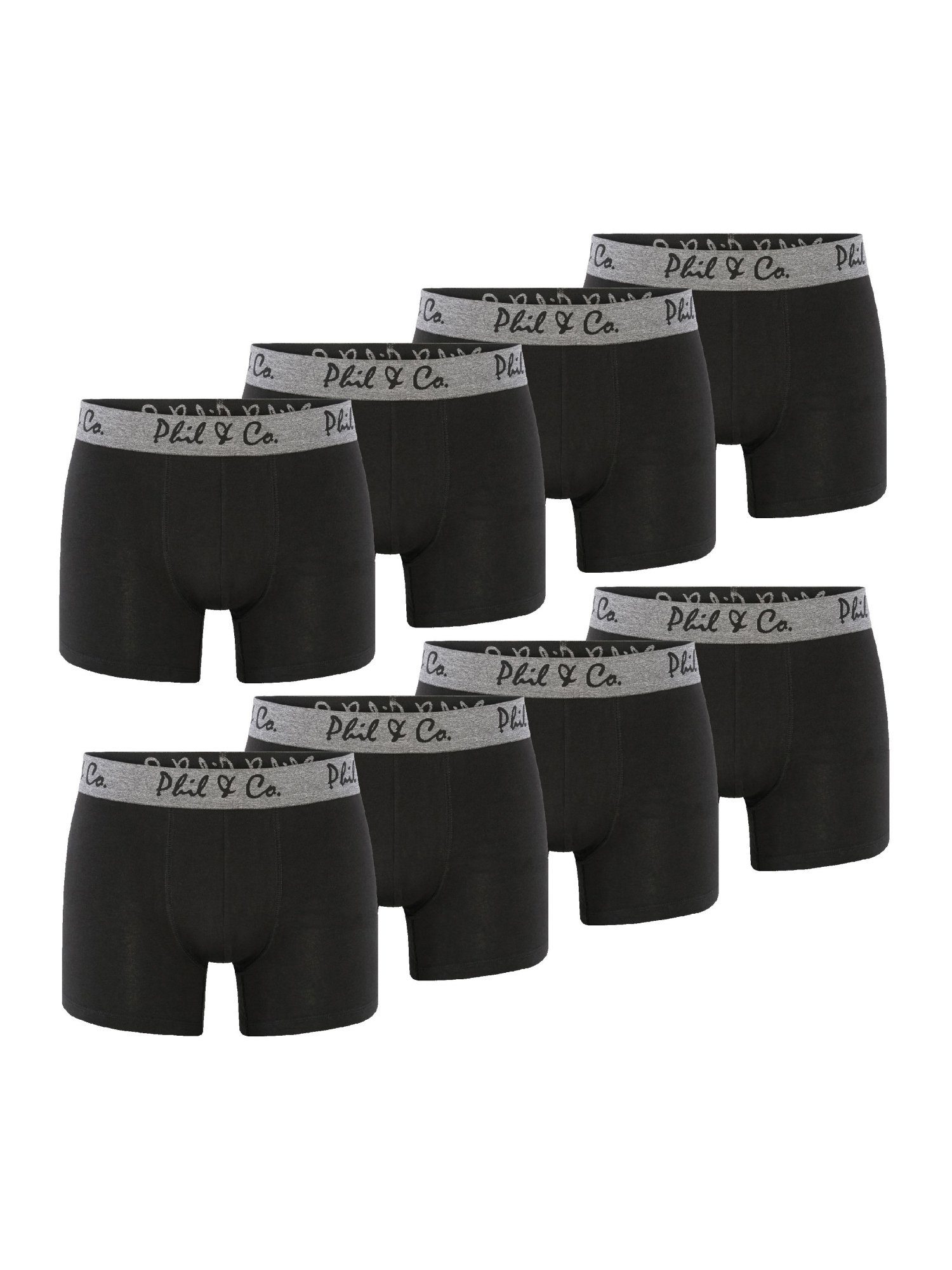 Phil & Co. Boxer Herren Männer Retroshorts Boxershorts Trunks (8-St) gedruc günstig online kaufen