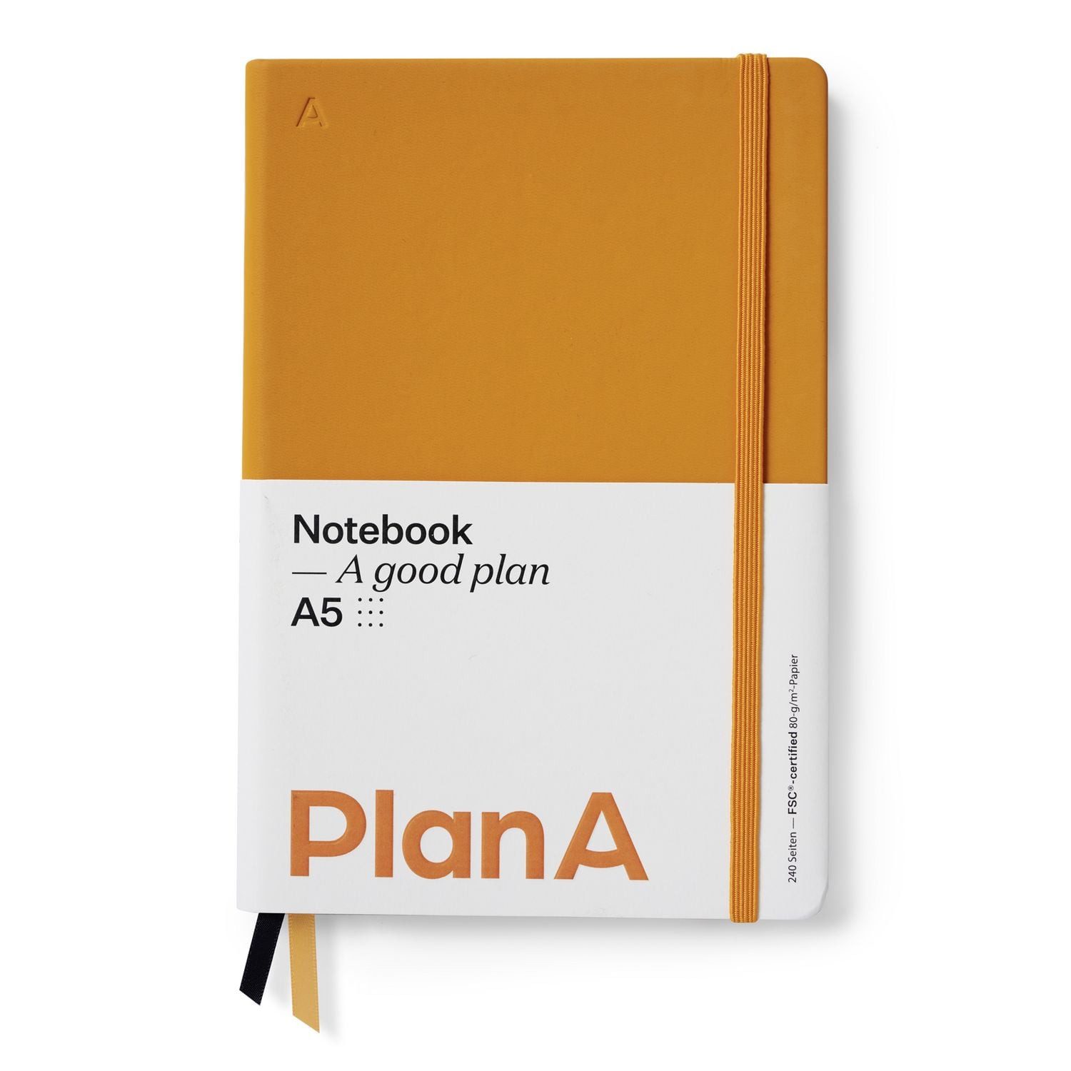 Notizbuch Notizbuch A5 Hardcover Punktiert Mandarin Orange