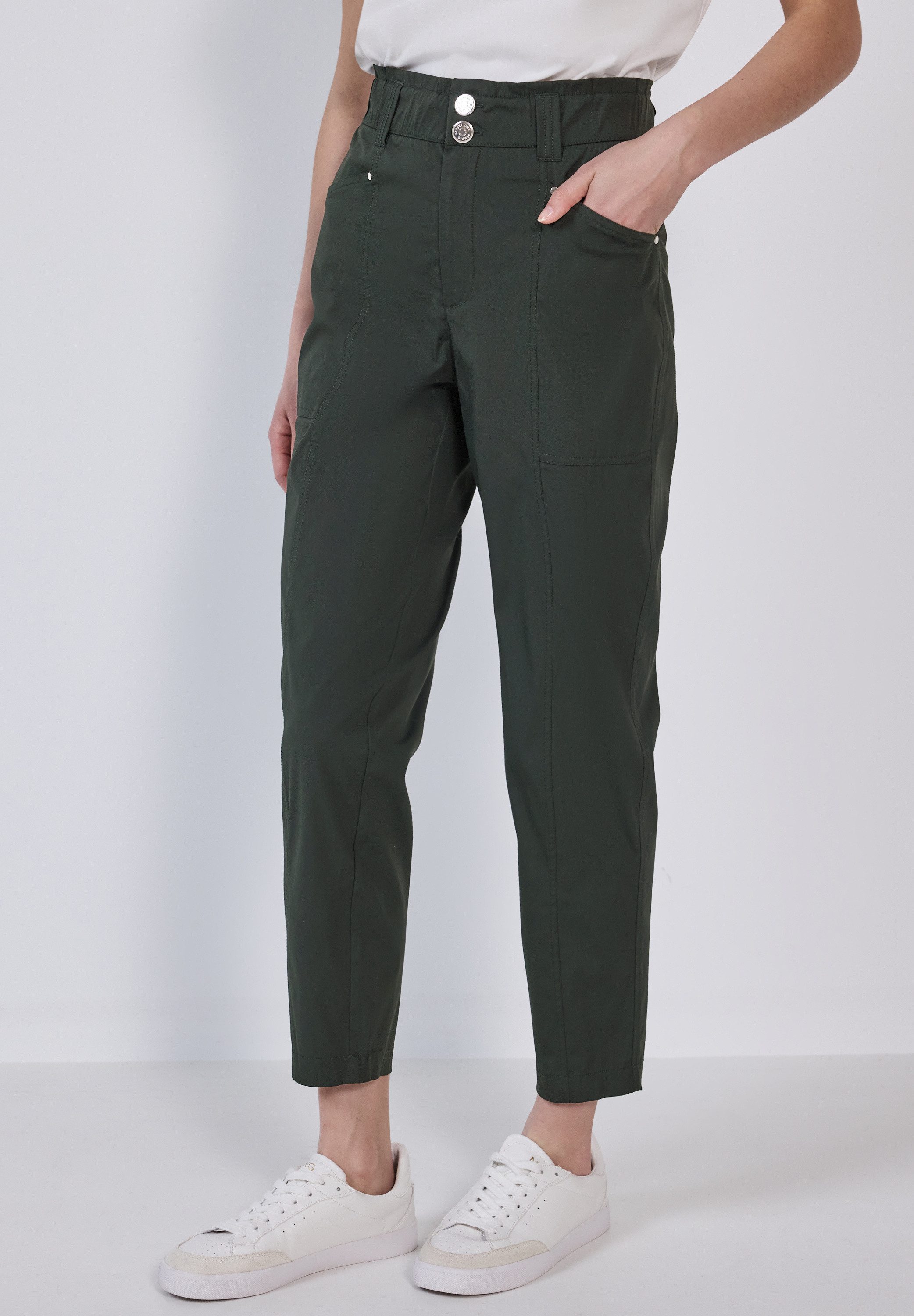 STREET ONE STUDIO Paperbag-Hose High Waist