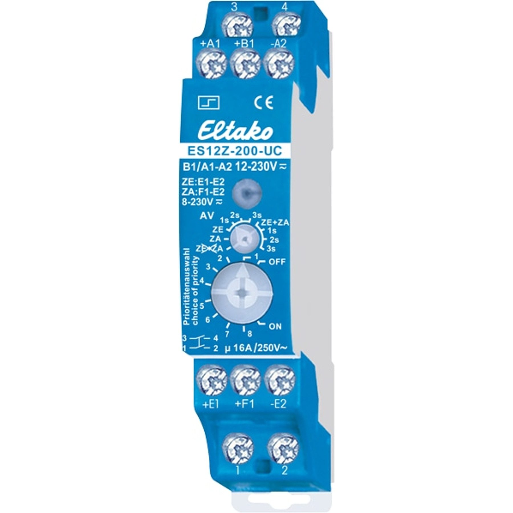 Eltako Stromstoßschalter ELTAKO Stromstoßschalter ES12Z-200-8...230V UC, 16A, 2S