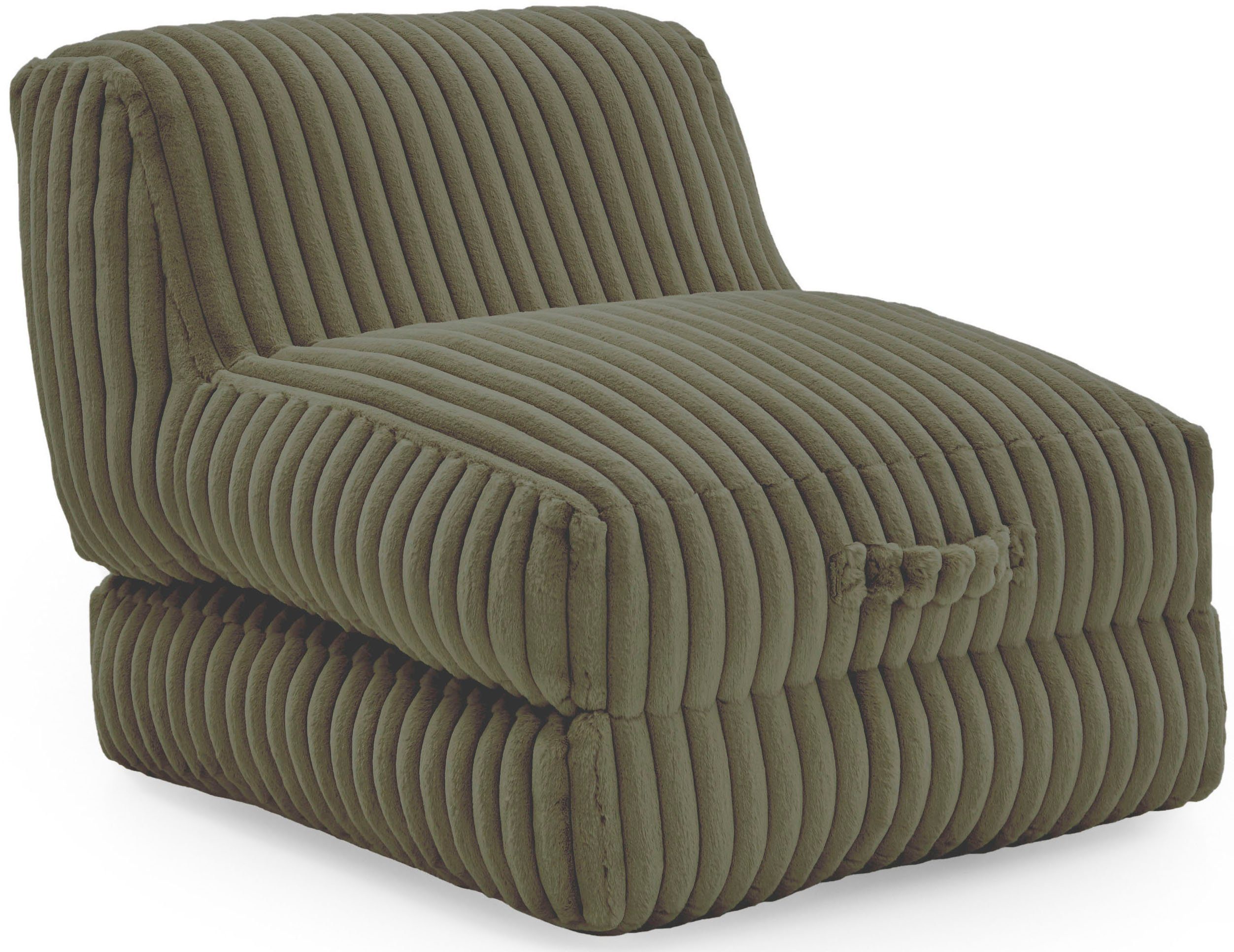 Loungesessel 2 grün Schlaffunktion XXL-Sessel Größen, in Pia, Pouf-Funktion INOSIGN und Megacord,