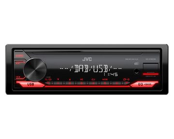 JVC KD-X182DB Digital Autoradio DAB+/FM Tuner mit Front- AUX/USB Autoradio (Digitalradio (DAB), FM-Tuner mit RDS, 22,00 W, kontraststarkes LCD-Display)